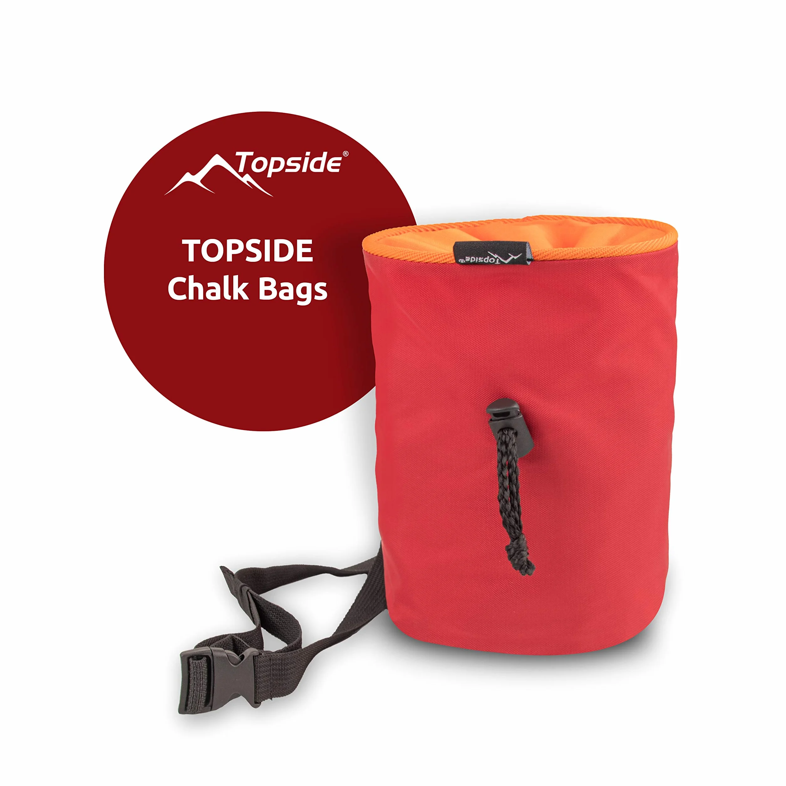Bolsa de magnesio para Escalada en Bloque y Tradicional con Bolsillo Cremallera