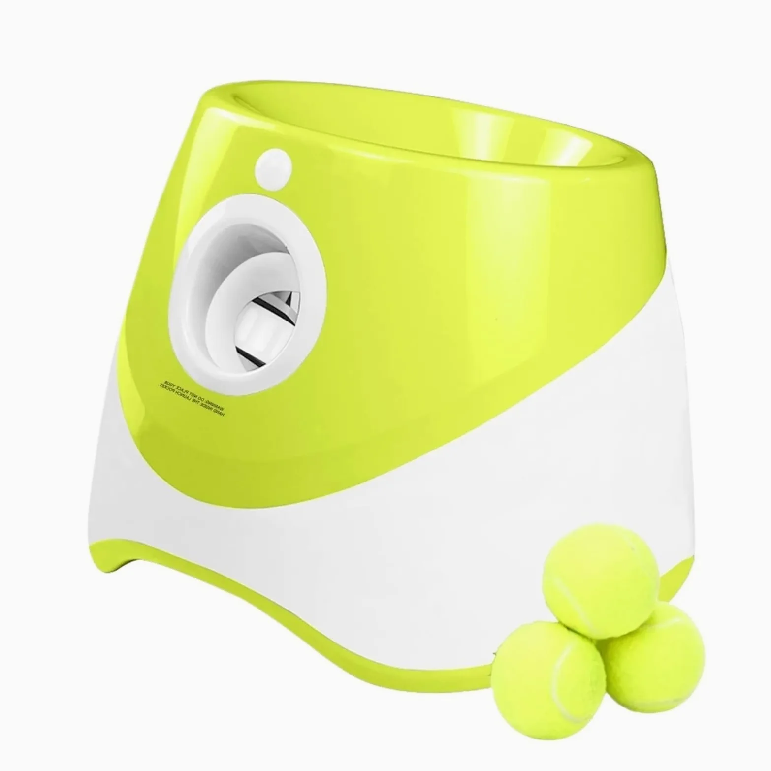 1 Uds. Máquina interactiva de Lanzamiento de Pelotas de Tenis for Entrenamiento de Perros(Green-Upgrade)