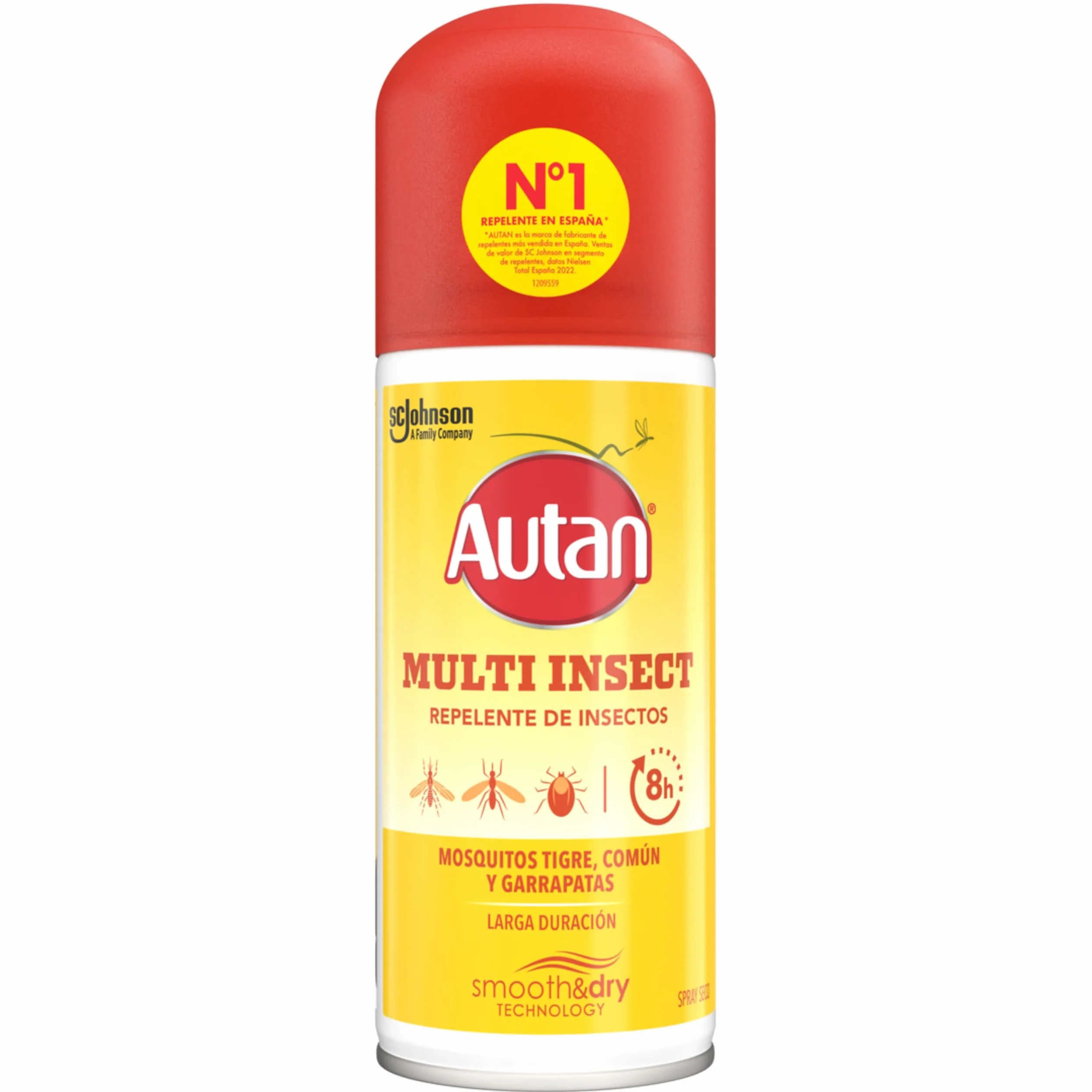 Autan Protection Plus Repelente de Mosquitos en Spray 100ml Paquete de 2