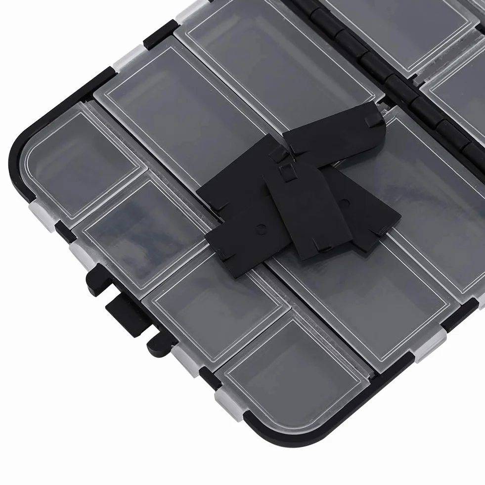 Cajas de Aparejos de Pesca Caja Organizadora con Divisiones Plástico Ligera y Duradera para Transportar Cebo