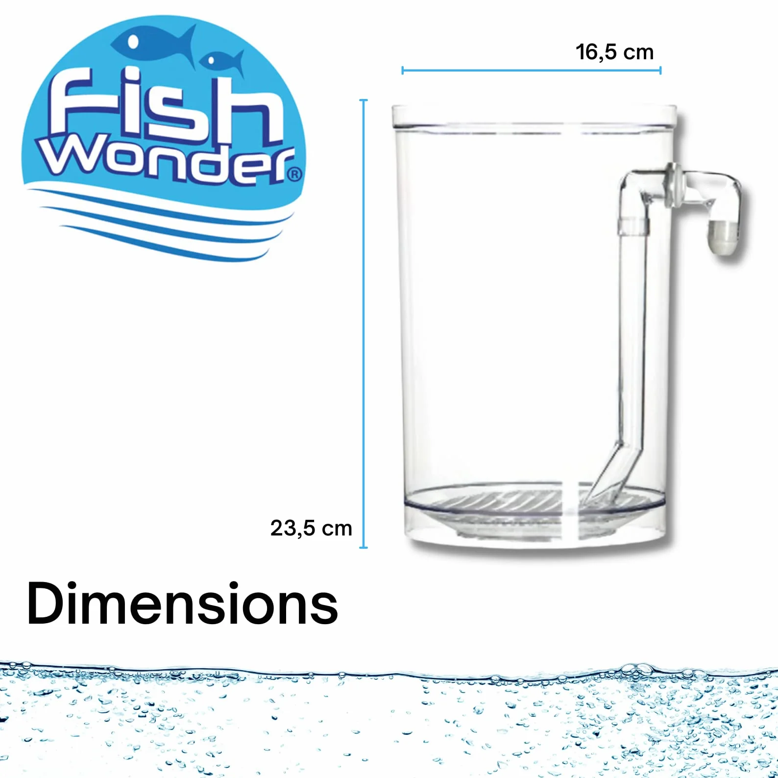Fish Wonder Acuario Autolimpiador con Luz LED | Mini Acuario con Sistema de Limpieza Incorporado, Piedras y Plantas Decorativas | Agua Clara Siempre | Fácil Mantenimiento – Ideal para Niños y Hogar