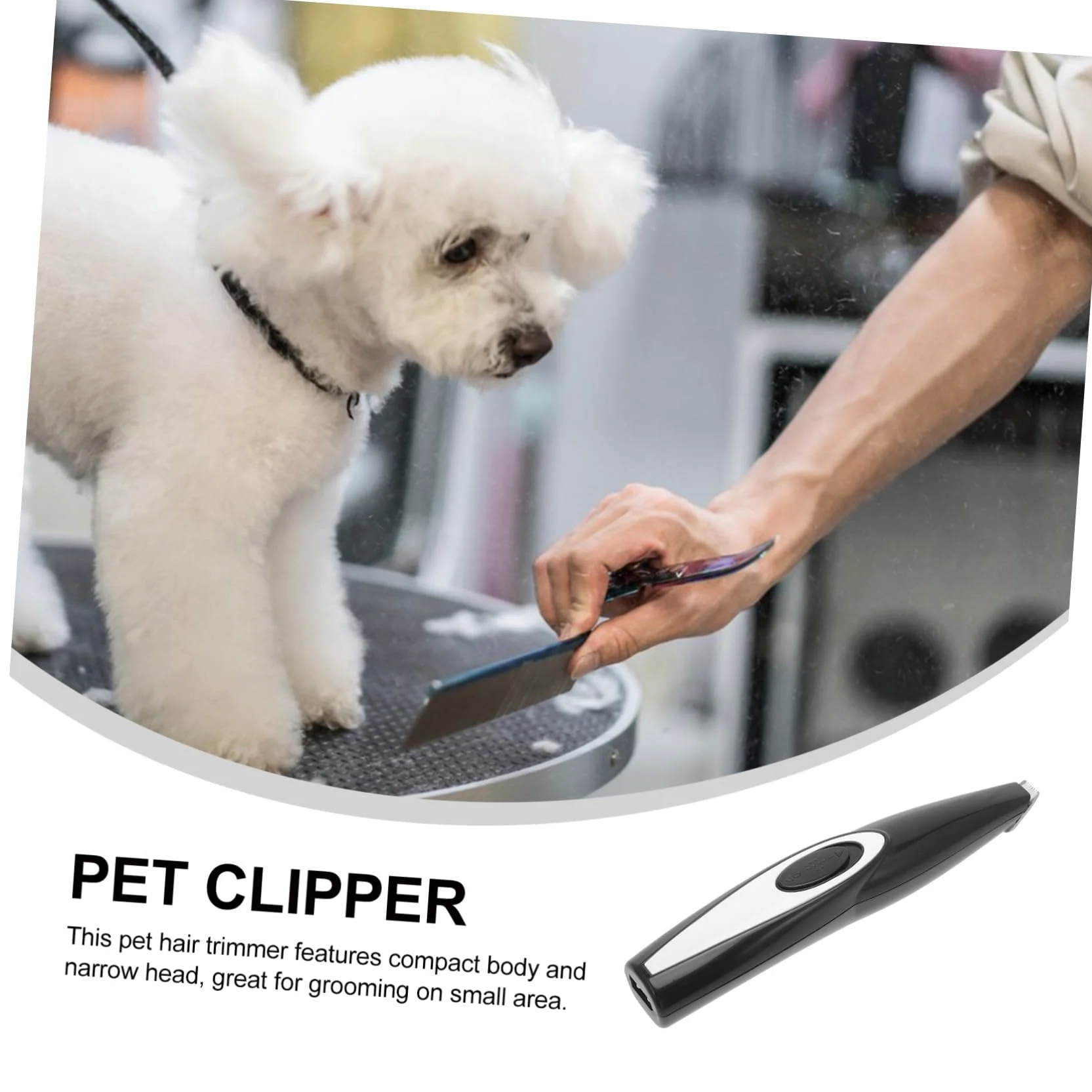 BESPORTBLE 5piezas Cortadora De Pelo Eléctrica Para Mascotas Usb Recargable Herramienta De Aseo Para Gatos y Perros Cortadora De Uñas y Pelo Para Patas Azul y Negro Aleatorio