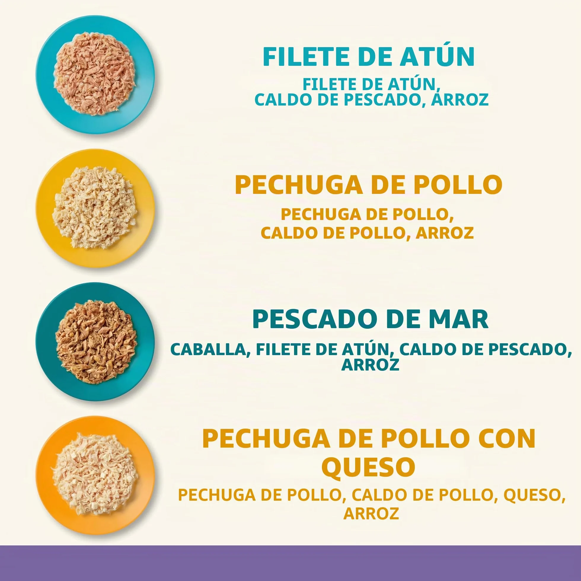 Applaws Comida Húmeda para Gatos Adultos en Caldo - Atún, Pollo y Pescado del Océano - Paquete 12x70g
