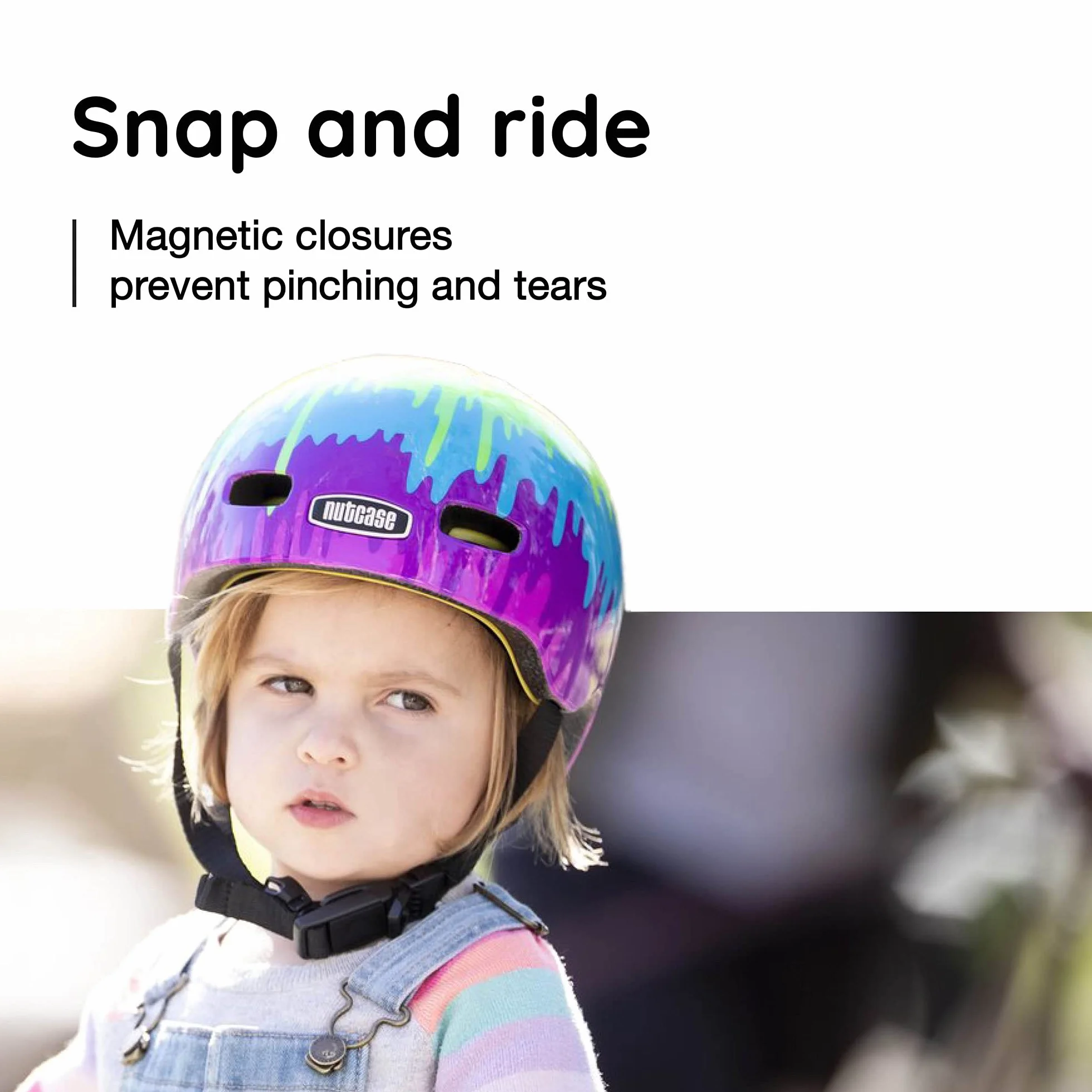 Nutcase Kinder Fahrradhelm Baby Nutty Gloss XXS 47-50 cm Very Berry