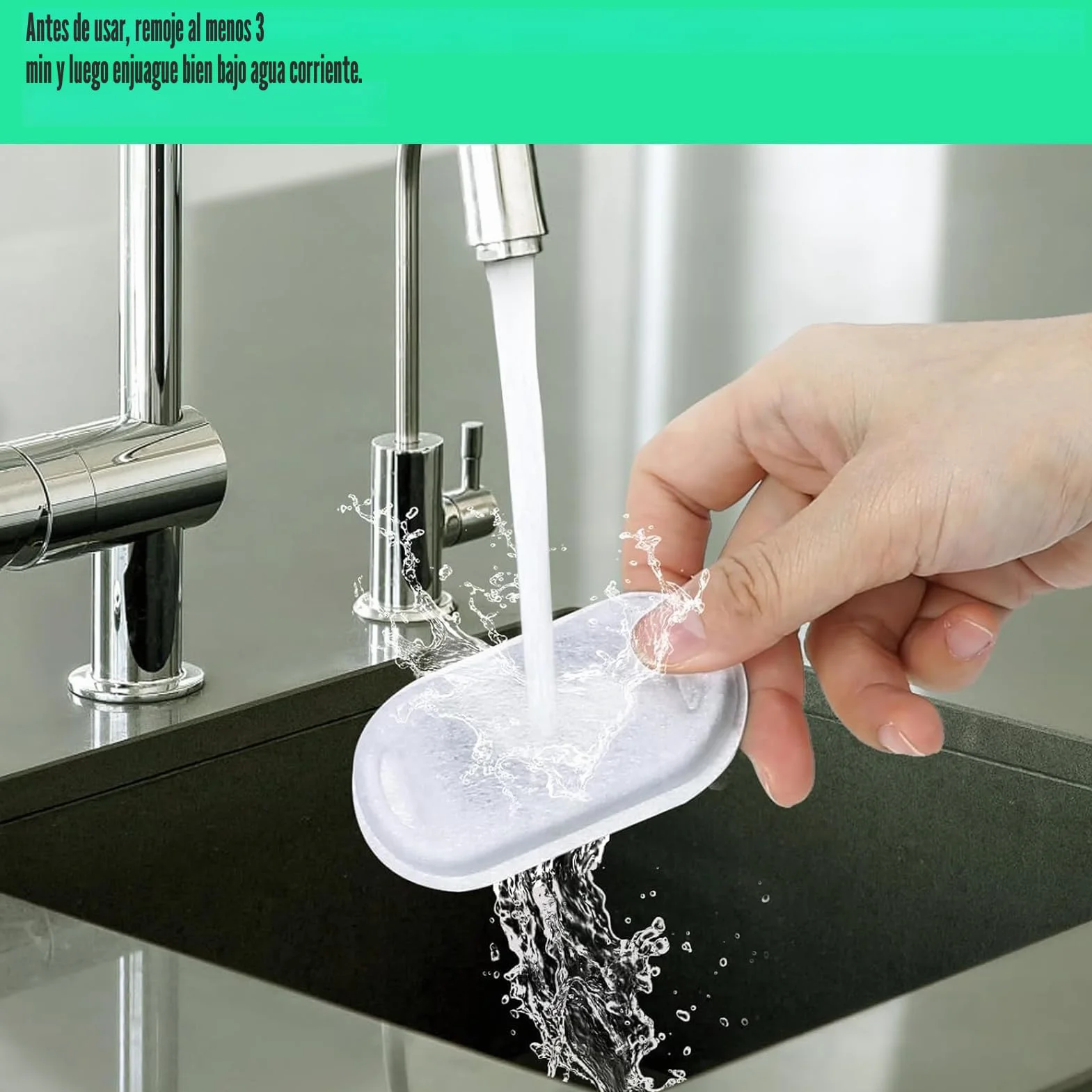 16 Filtros de Fuente de Agua para Gatos, Paquete de 8 Filtros de Fuente para Gatos de Repuesto con 8 Esponjas, para Dispensador de Agua de Acero Inoxidable para Mascotas de 2L/3.2L