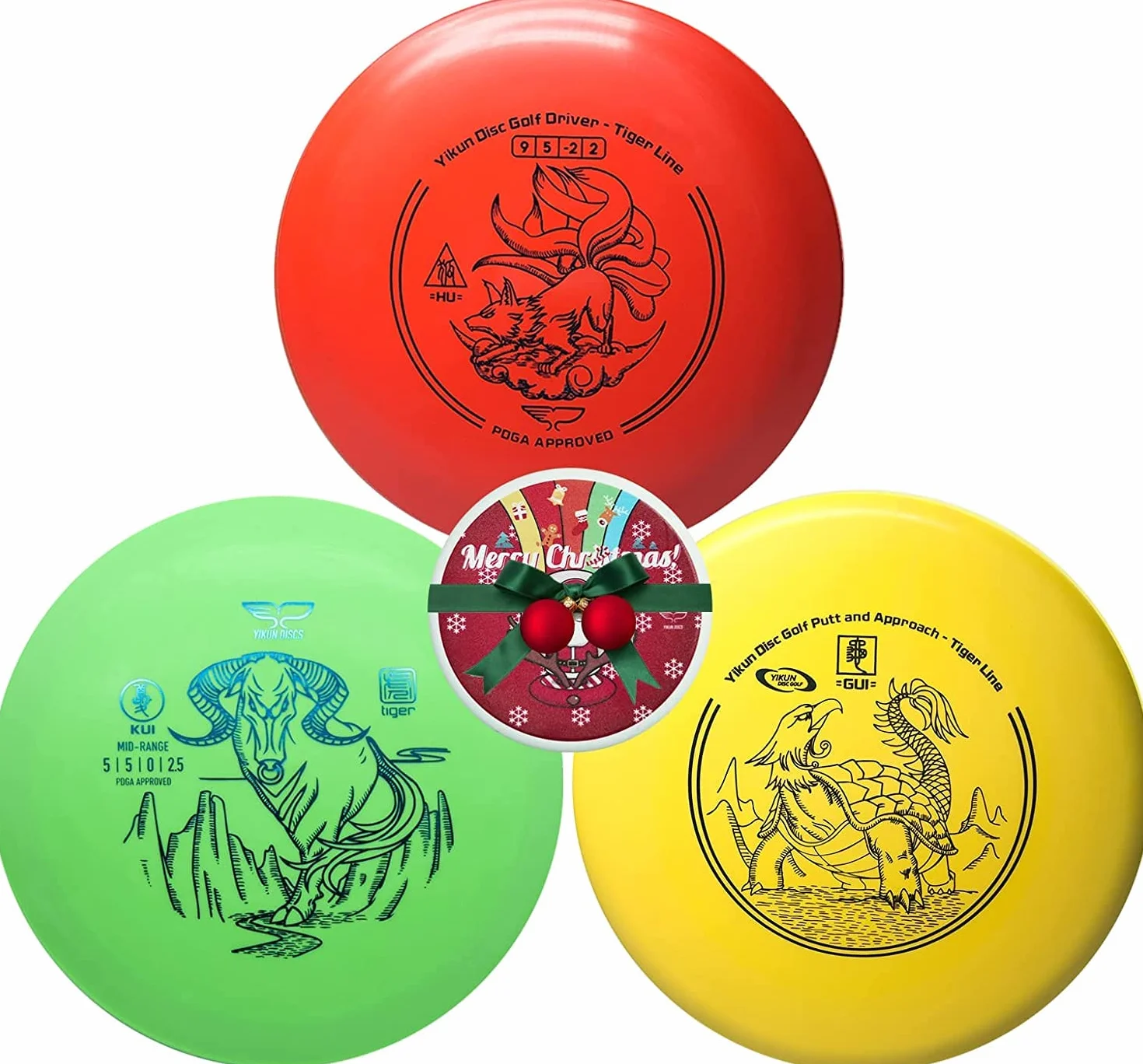 YIKUN Juego de Disc Golf