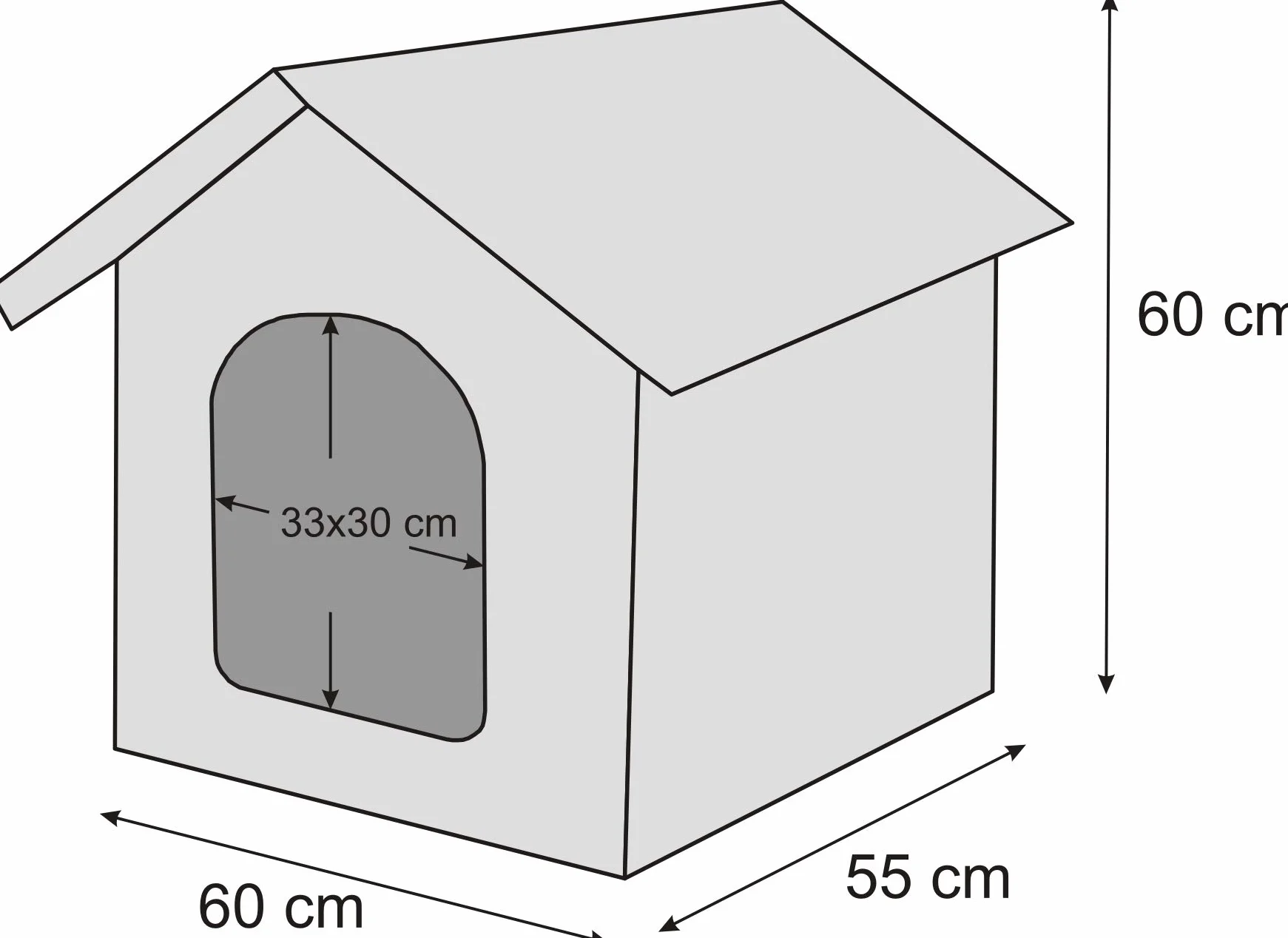 DOGGY Casa para Perros, rincón para Perros, Zona de relajación, caseta para Perros, Refugio para Animales, caseta para Perros, caseta para Mascotas, caseta para Mascotas, Cueva para Perros, Palomas,