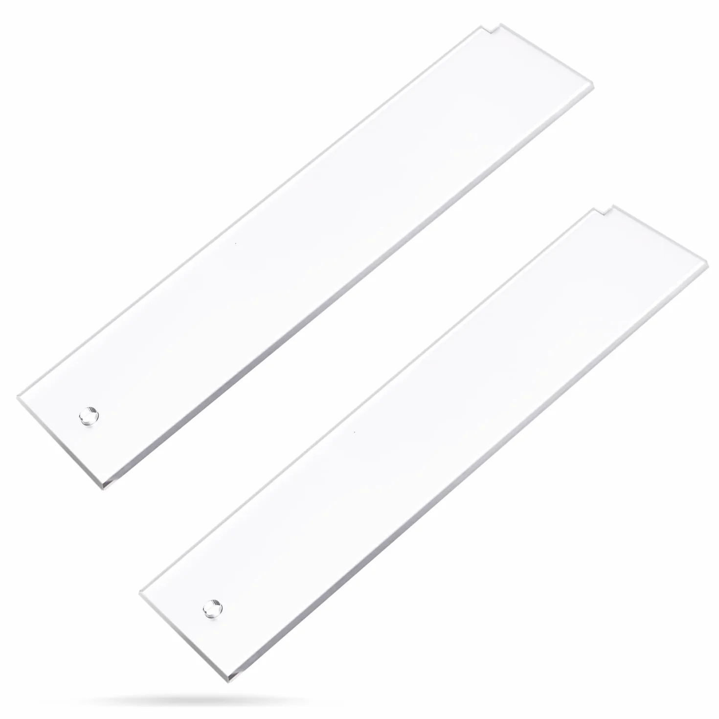 PEUTIER 2 Piezas Raspador de Cera para Esquí, 23x5,7cm, Plástico, Removedor para Snowboard