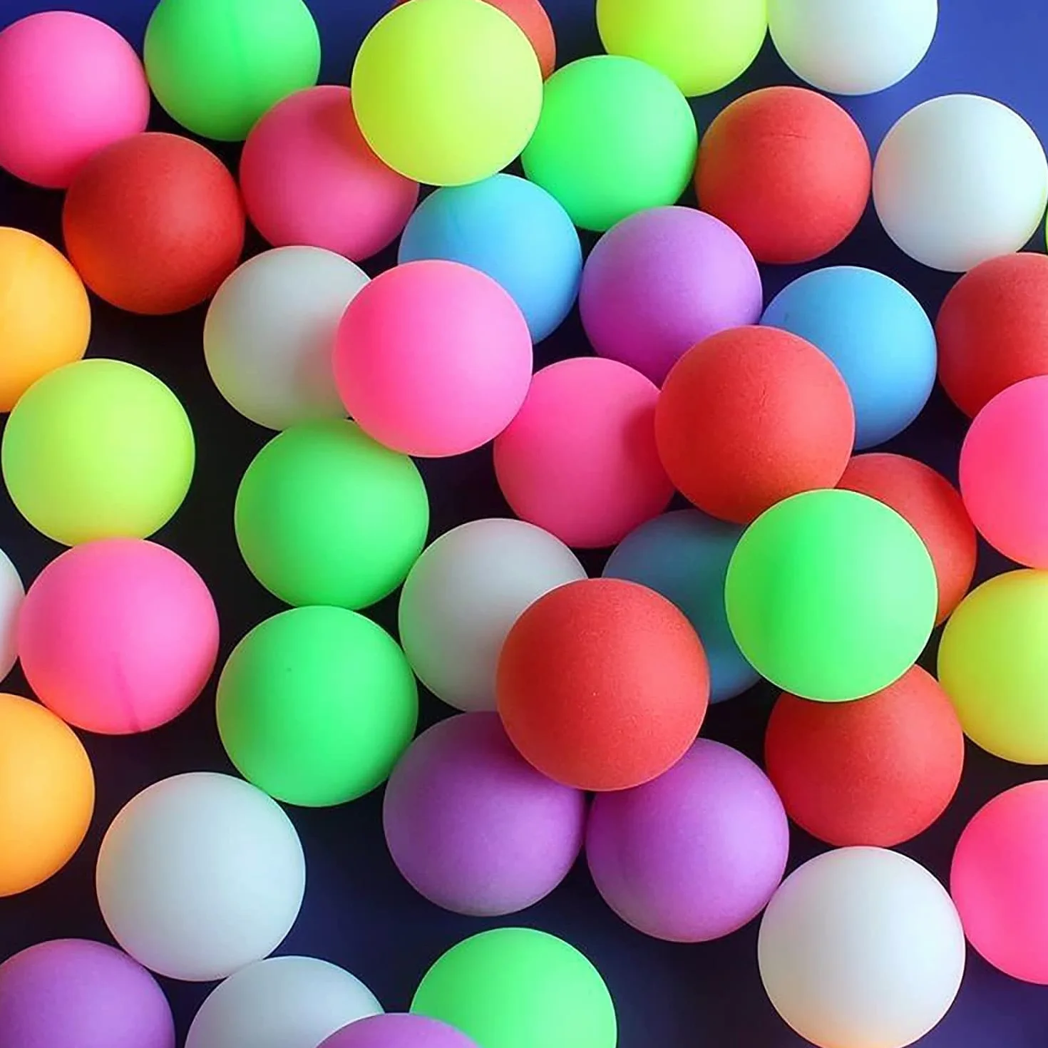 Pelotas De Ping Pong Tenis De Mesa con Emojis Reutilizable para Juegos Entrenamiento