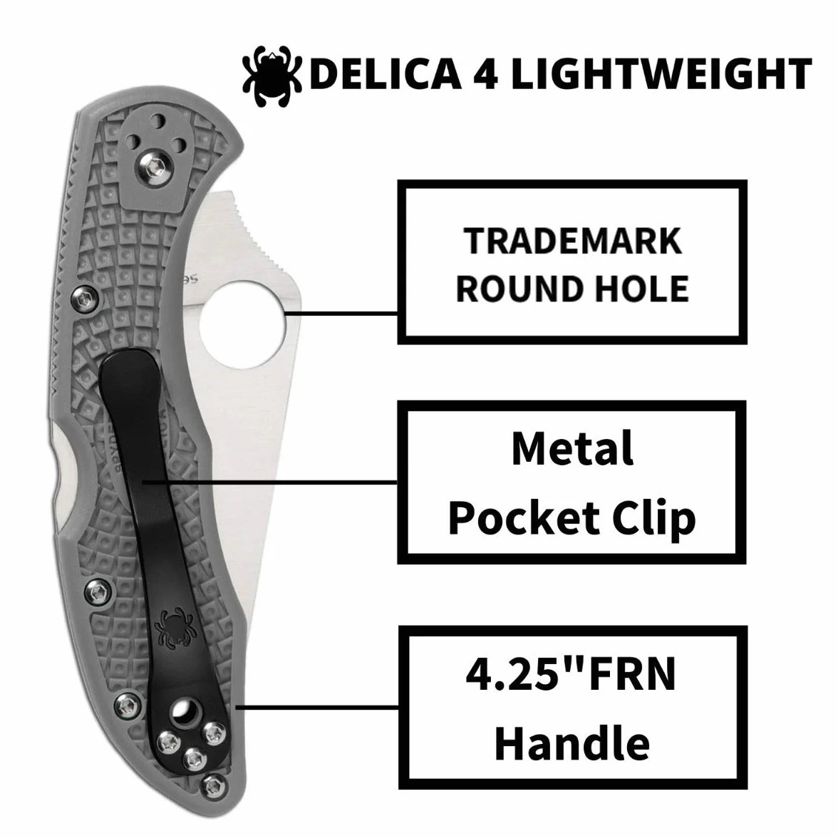 Delica 4 Lightweight Mango FRN Folding Knife