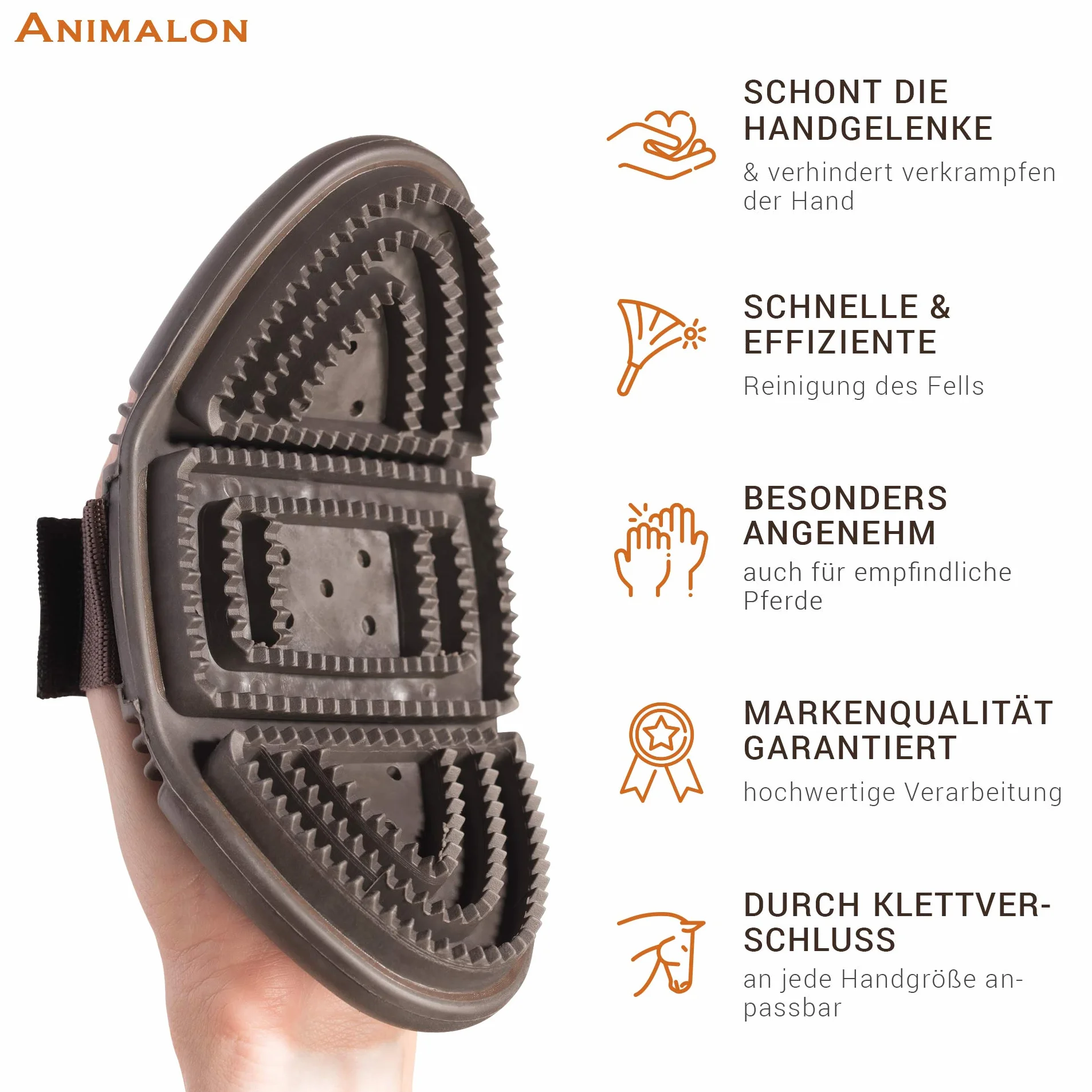 Animalon CareFlex peine para curry | Accesorios para caballos | Cepillos suaves y flexibles para caballos | Peine para curry para caballos | Accesorios para caballos | Suministros para caballos