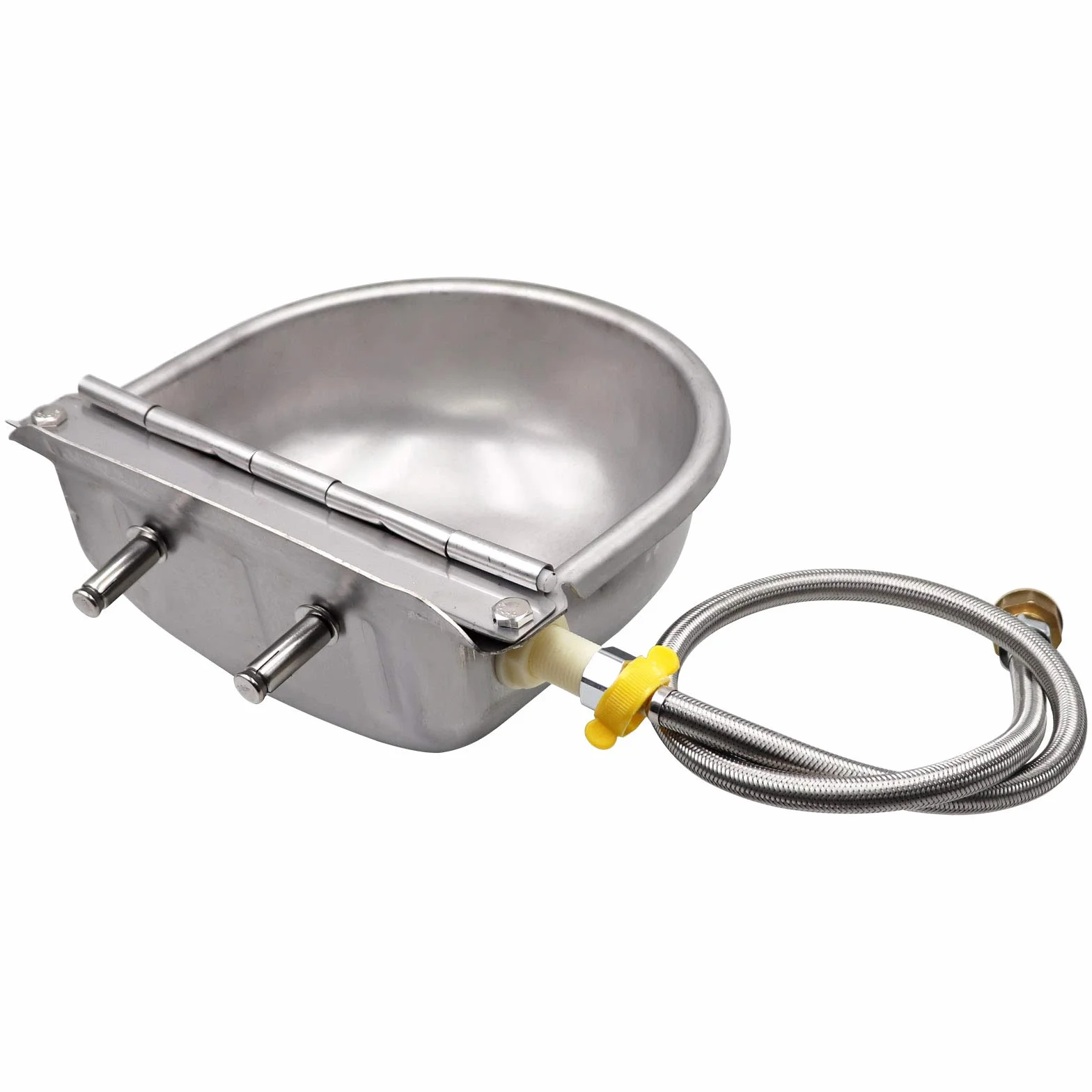Recipiente AutomáTico Agua Vacas, Bebedero Acero Inoxidable 4 en 1, Utilizado para Ganado Caballo Oveja Bebedero para Perros Herramienta Cría Animales