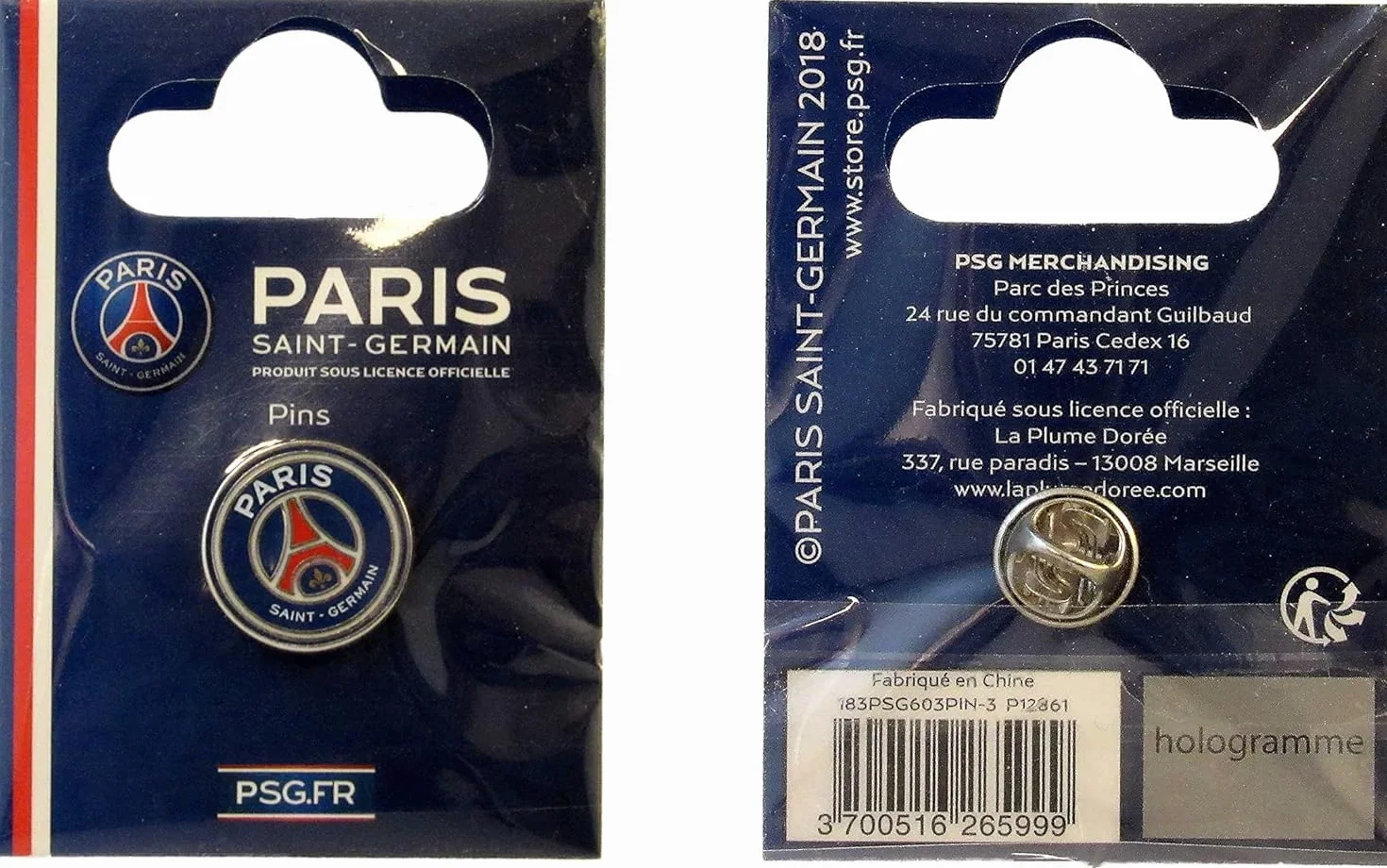Paris Saint Germain Pinos PSG Colección oficial