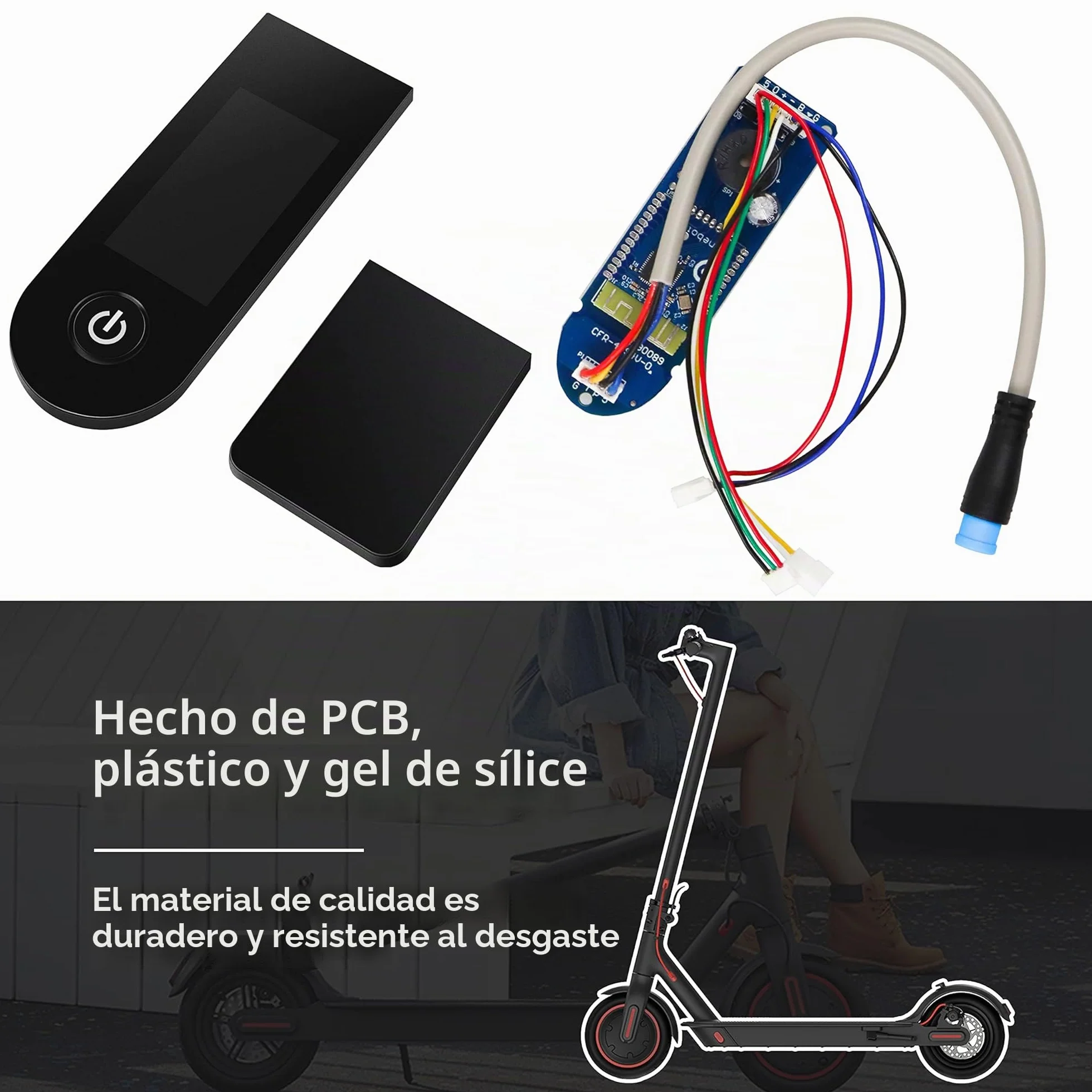 Compatible con Xiaomi M365Pro Pro2 Salpicadero Scooter con Bluetooth V2.0 Universal