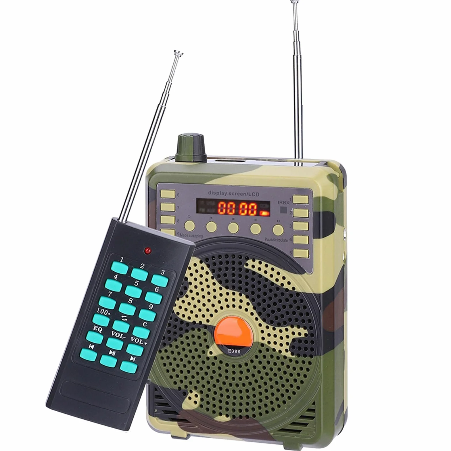 Llamador de Pájaros Electrónico, Altavoz MP3, Kit Control Remoto Portátil