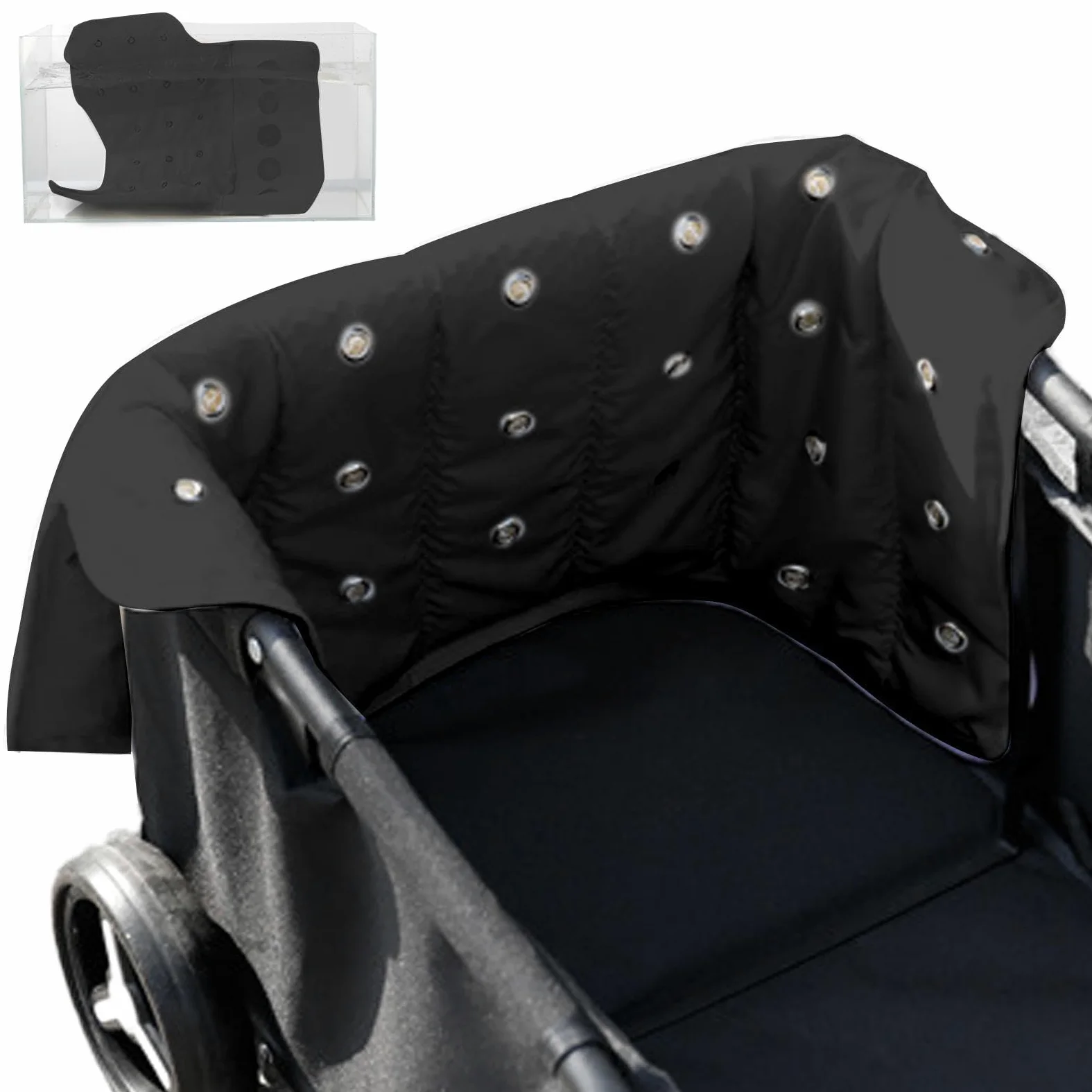 Tapete Cochecito Gato Cojín Transpirable de 3 Velocidades | Almohadilla Carrito Manta Refrescante para Gatos Mascotas Pequeñas Medianas Grandes Cachorros Interior Exterior Hogar
