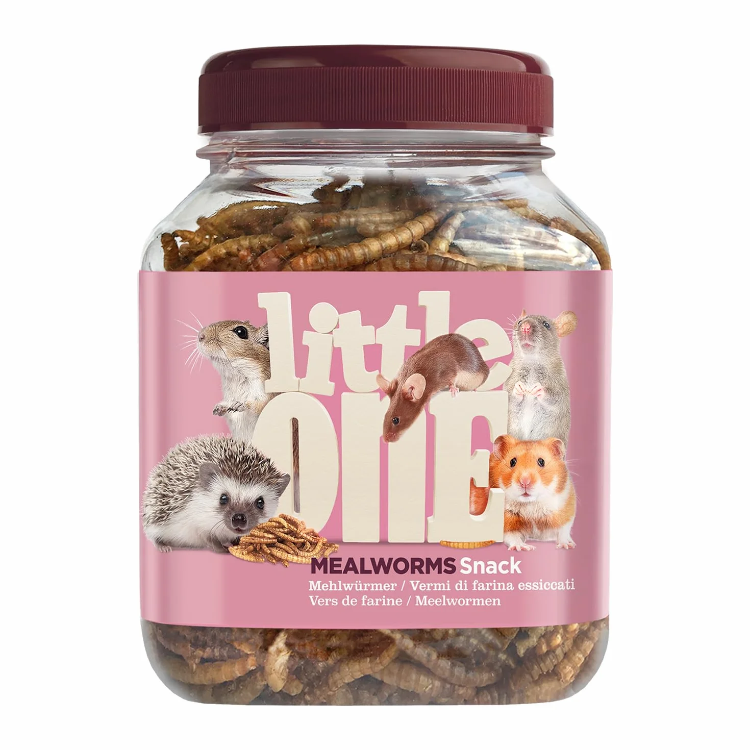 Little One Gusanos de Harina | 70 g | Suplemento Alimenticio para Hámsters, Ratas, Ratones y Erizos | para Apoyar el Bienestar | Alto Contenido de Proteínas para Instintos Naturales