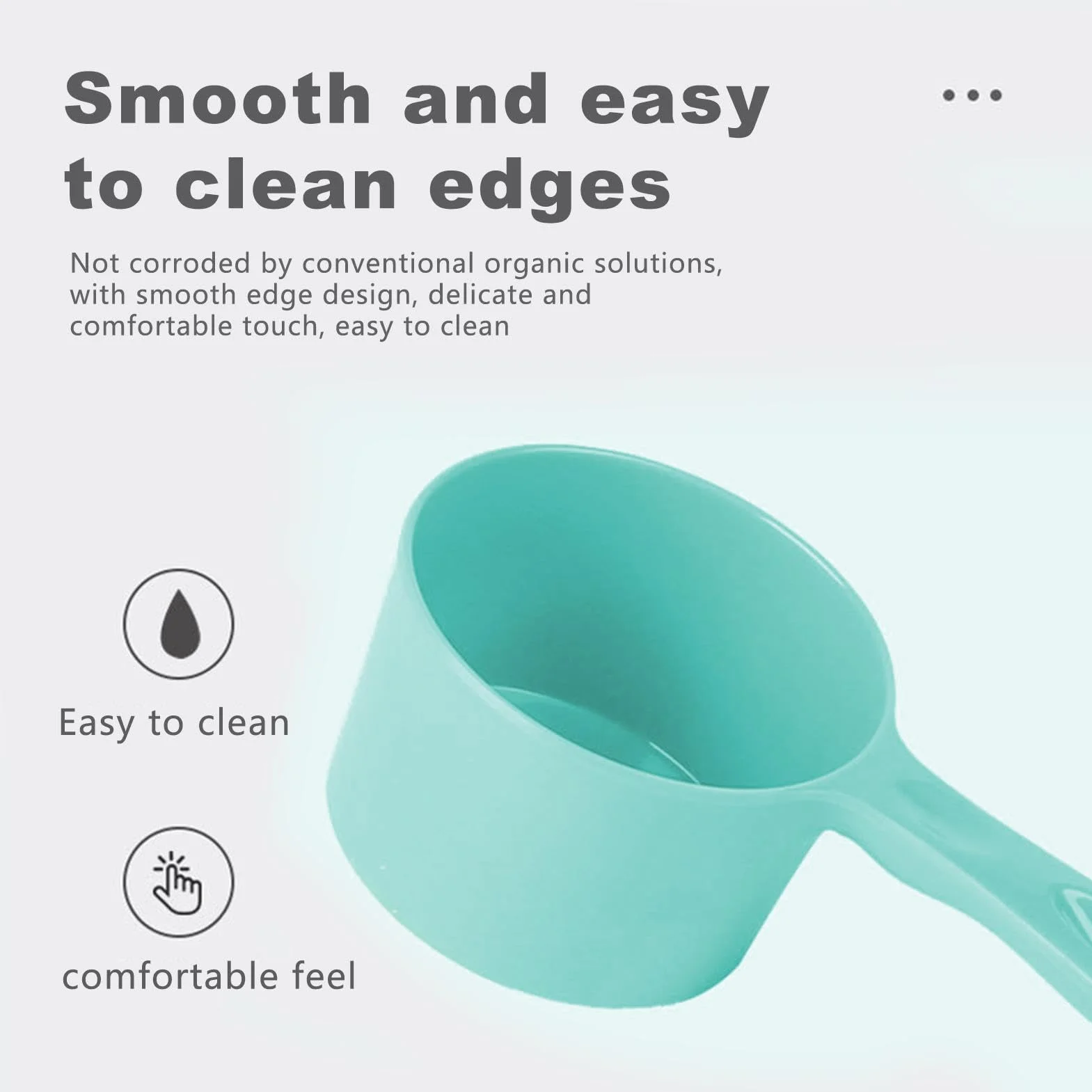 Cuchara medidora de comida para perros – Cuchara de melamina de 100 g de capacidad para cachorros | Cuchara de alimentación para mascotas con agarre cómodo, pala de control de porciones para