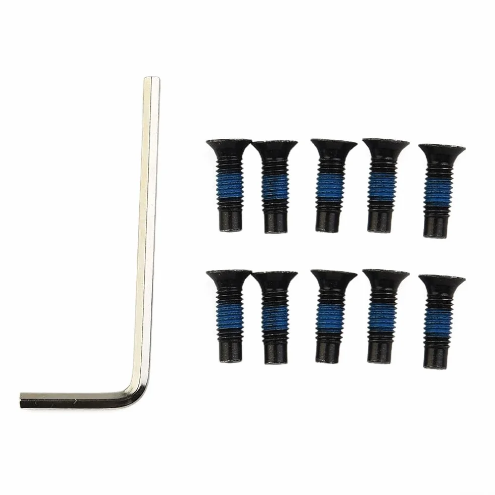 Kit de tornillos de montaje para scooter eléctrico Ninebot Max G30 ES1 ES2 ES4 F, pernos de acero inoxidable, 10 piezas