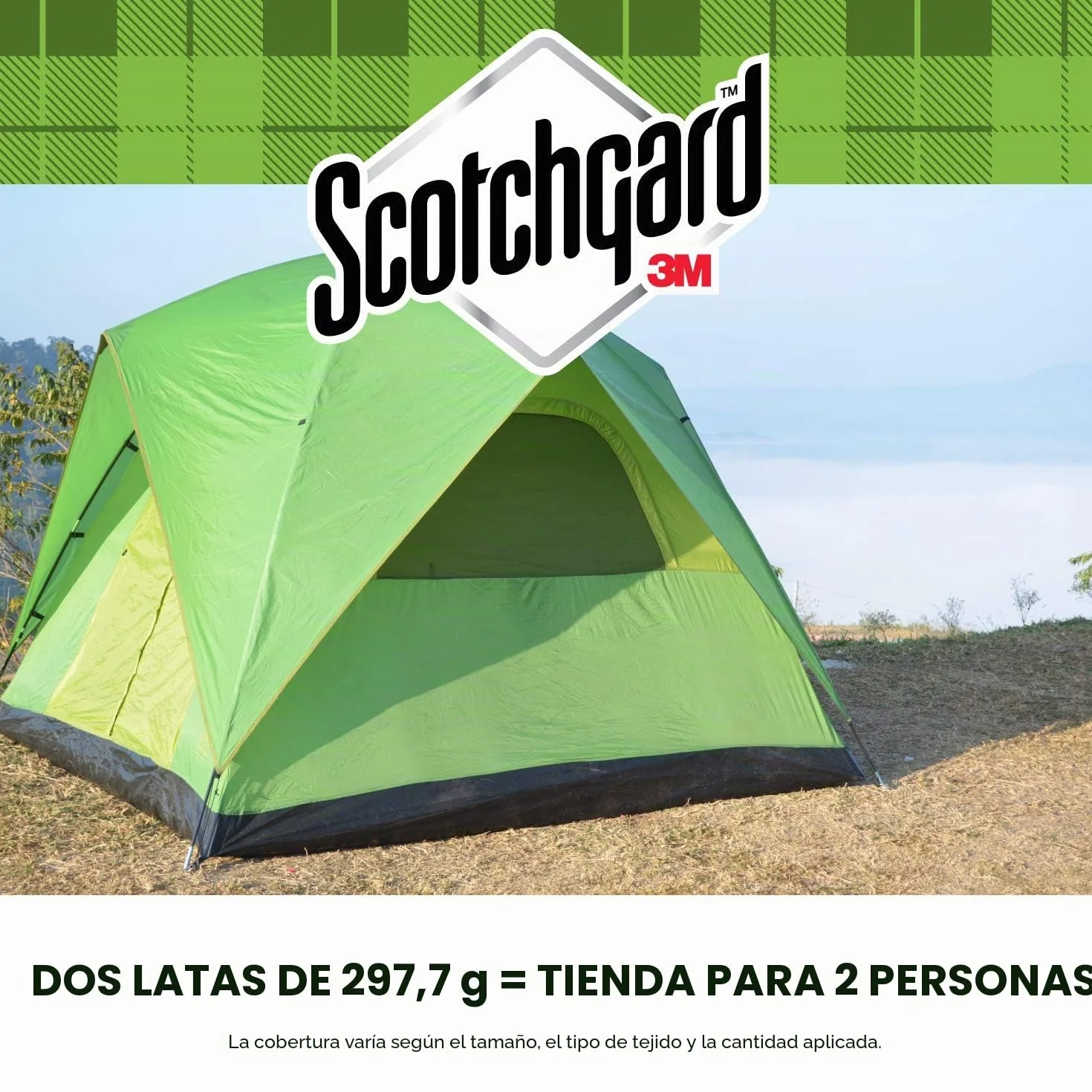 Scotchgard Spray Repelente al Agua 400 ml Protección Intensa para Exteriores