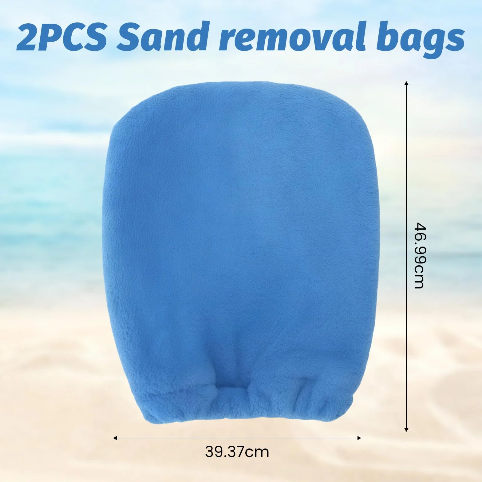 Yamobi Removedor de Arena para Playa Guantes Limpieza Corporal Bolsa Eliminación 2 Unidades