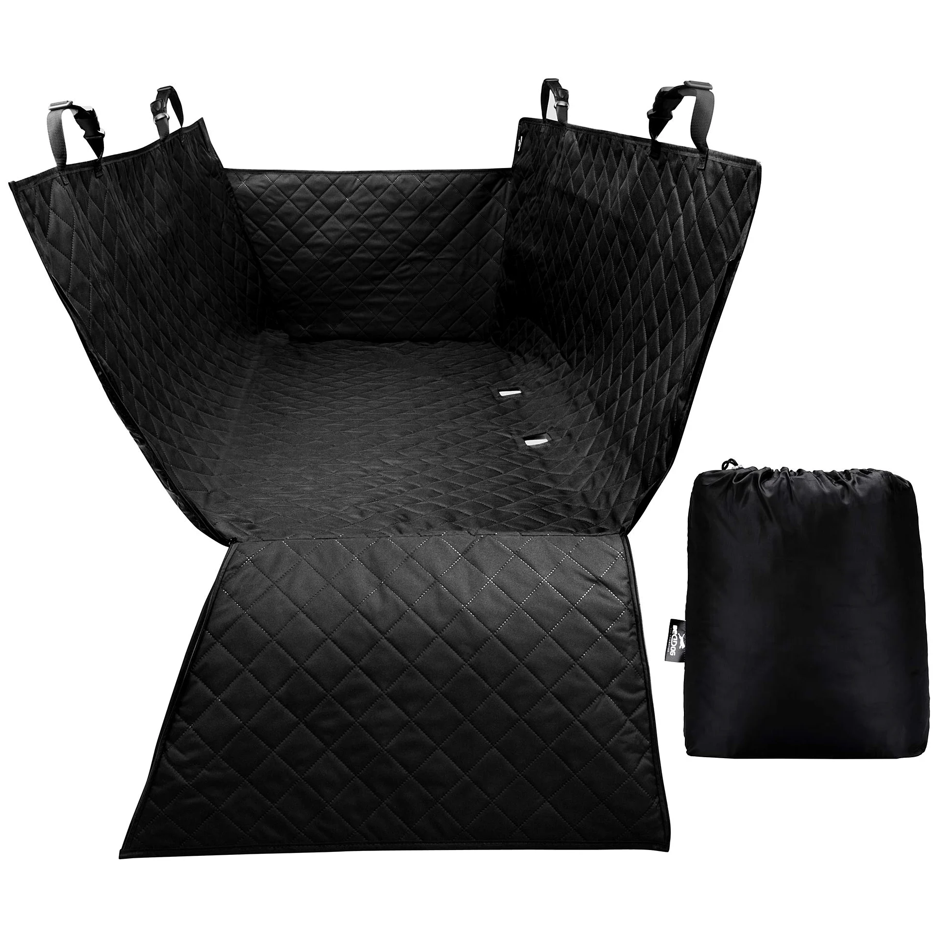 BedDog Cubierta de Asiento Trasero, Funda de Coche para Perro, Protector de Asiento para Mascota, Alfombra - Asiento Trasero