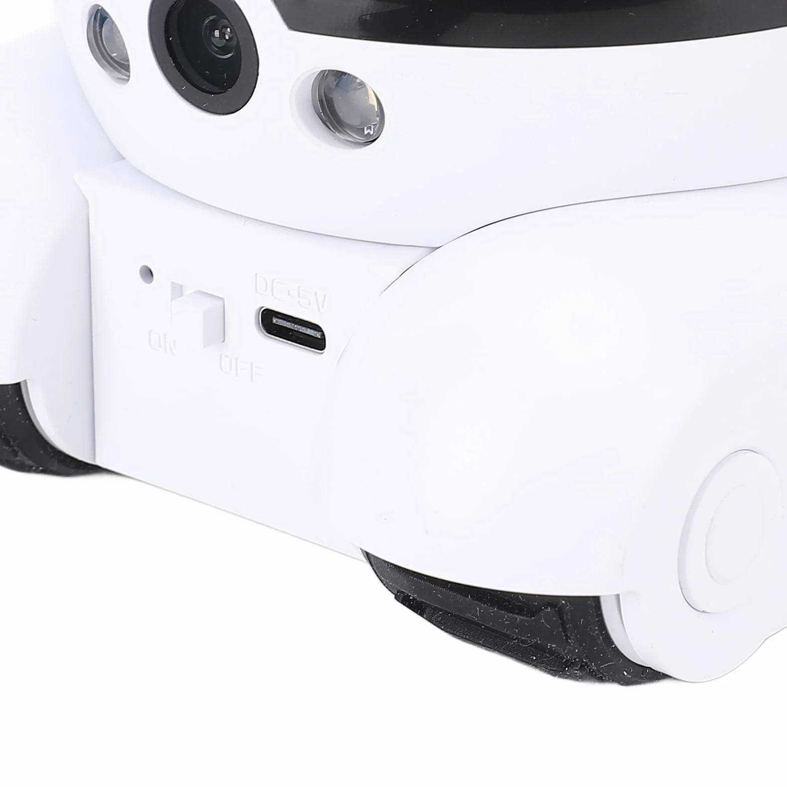 Tangxi Robot de Cámara de Mascotas, Cámara de Seguridad para el Hogar sobre Ruedas, Monitor Móvil de Doble Lente de Lente de 1080p, Control de Aplicaciones de Conversación y WiFi de 2