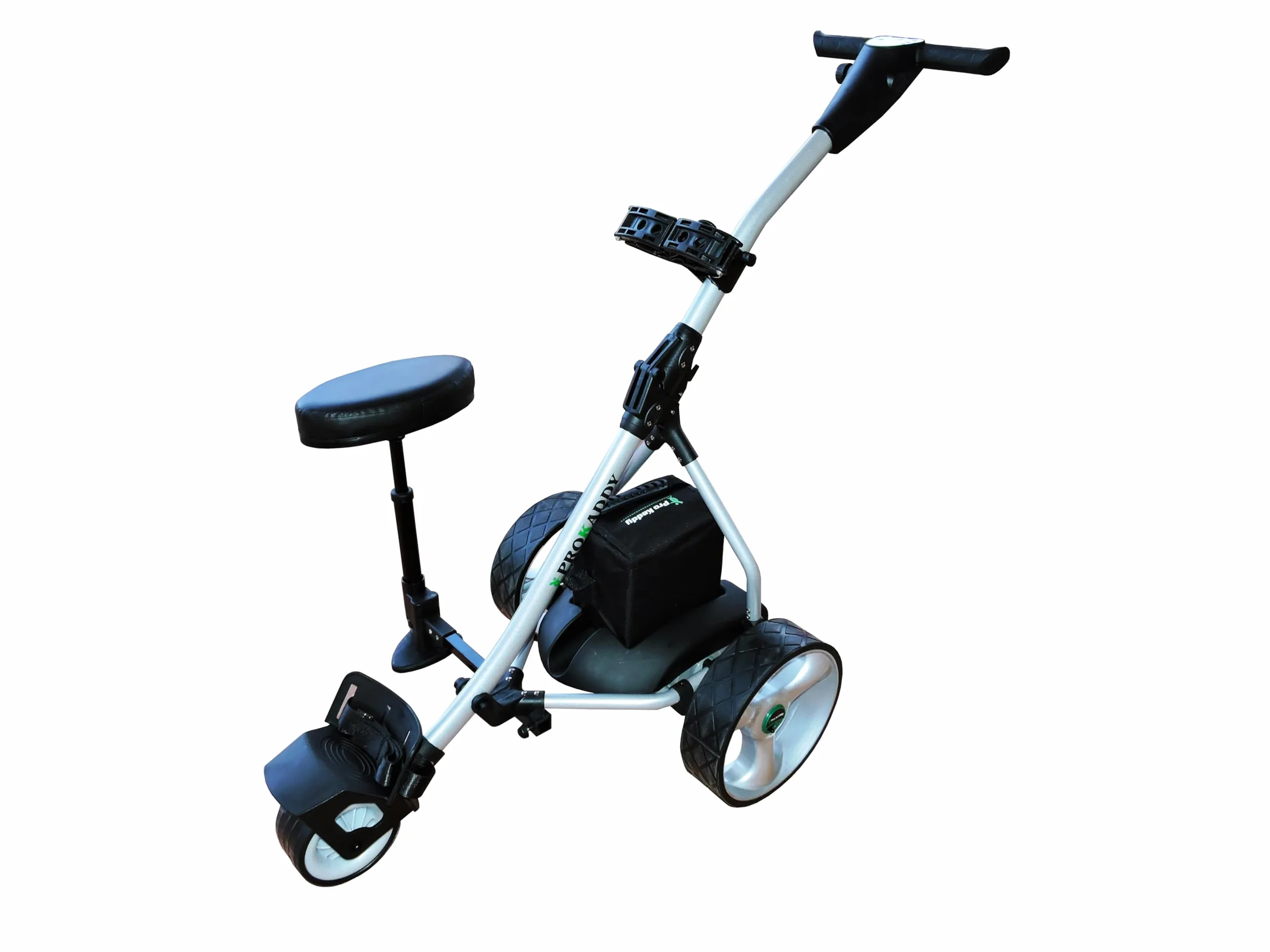 Elektryczny wózek golfowy S2G Digital Plateado z baterią 33A i asiento removible