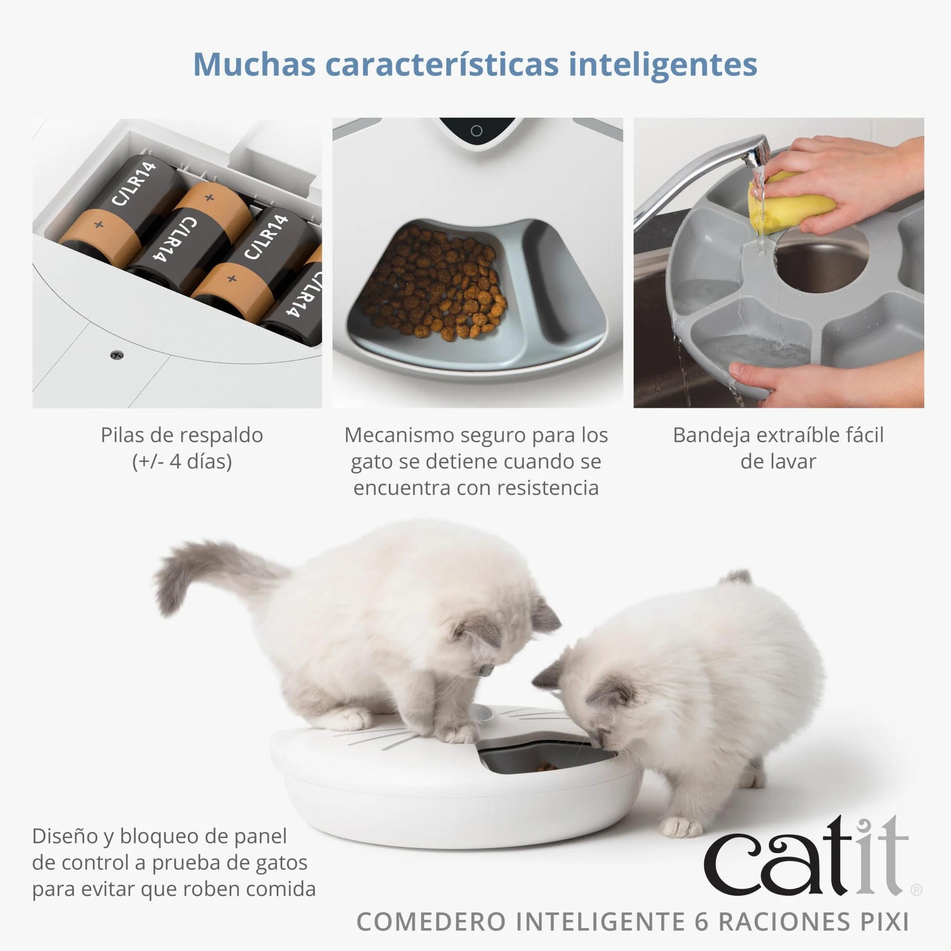 Catit PIXI Comedero Inteligente para Gatos 6 Raciones
