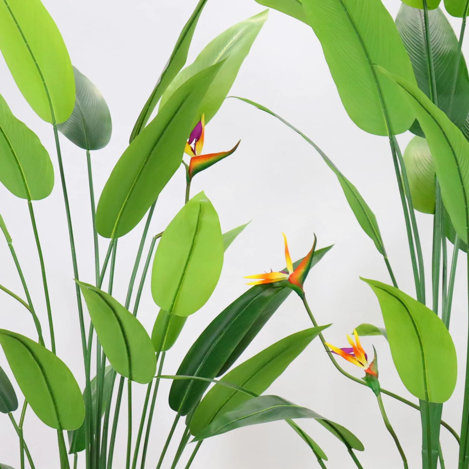 Zstar Planta Artificial de pájaro del paraíso de 160 cm, Gran árbol Tropical Artificial en Maceta con pájaros Falsos y 23 Hojas, Plantas Artificiales Grandes en Maceta para salón, casa, Oficina