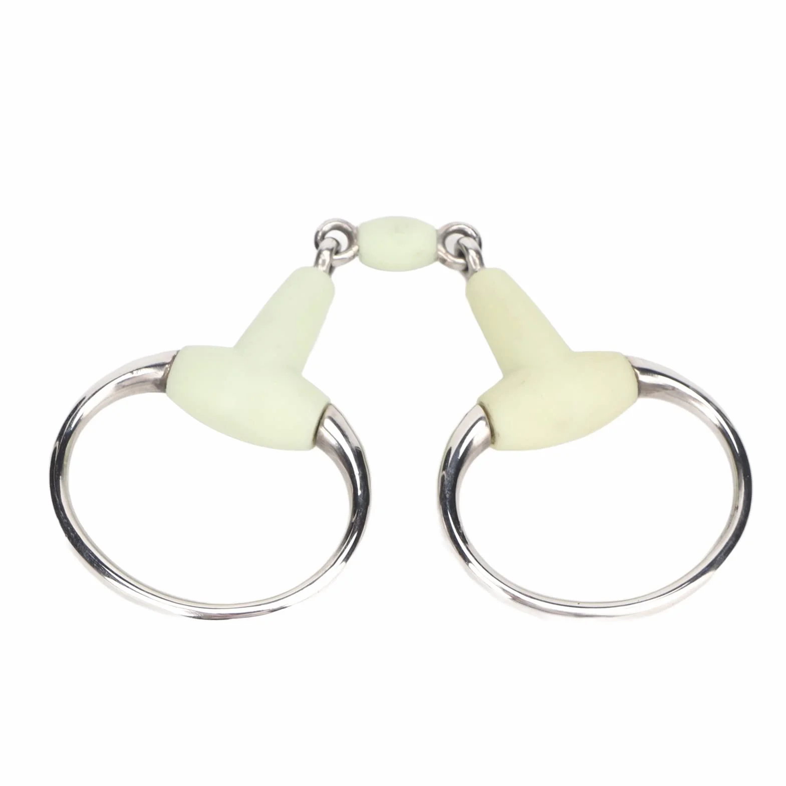 SENECESLI Broca de Caballo Duradera de Acero Inoxidable para Entrenamiento con Sabor a Manzana, Broca de Filete de Goma para Carreras, 1 para la Boca
