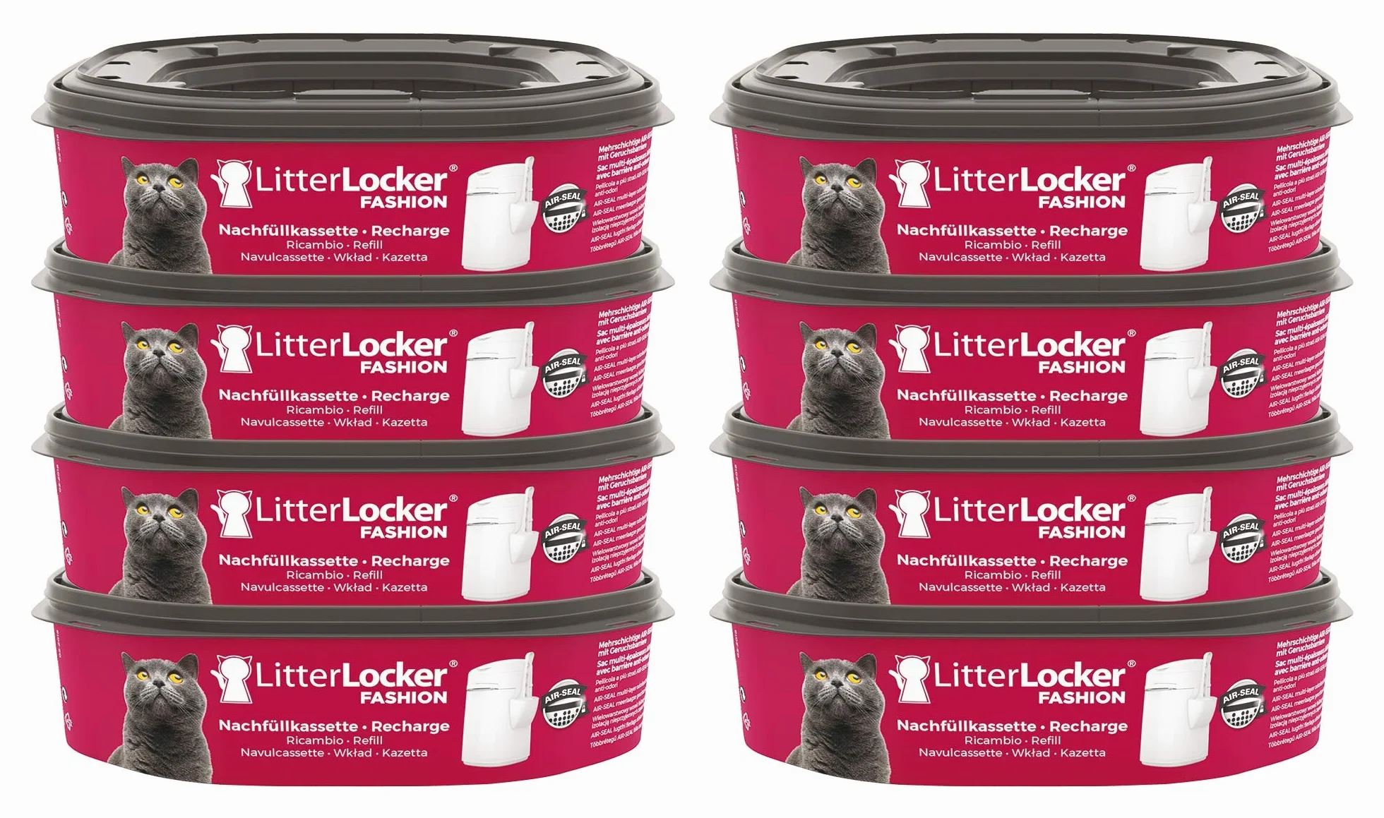 LitterLocker Plus - Recarga para Gatos (8 Piezas)