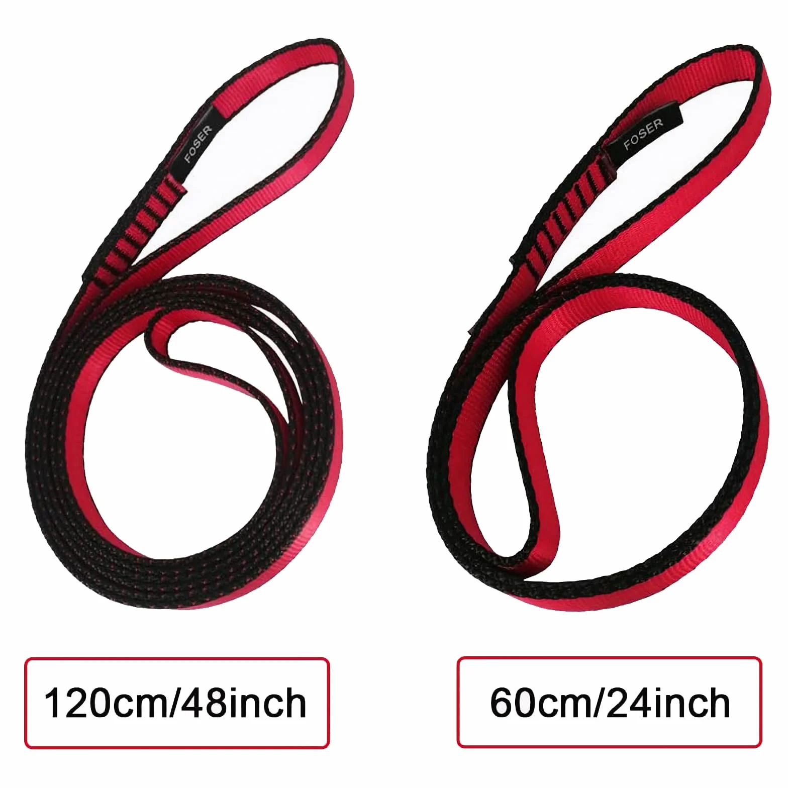 FOSER Eslinga de Escalada de Nailon 18mm 23KN Cuerda de Nailon