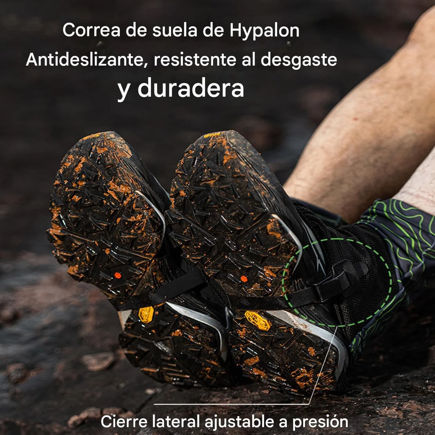 Polainas Para Trail Running - Ajustables Y Transpirables, 1 Par De Polainas Para Botas