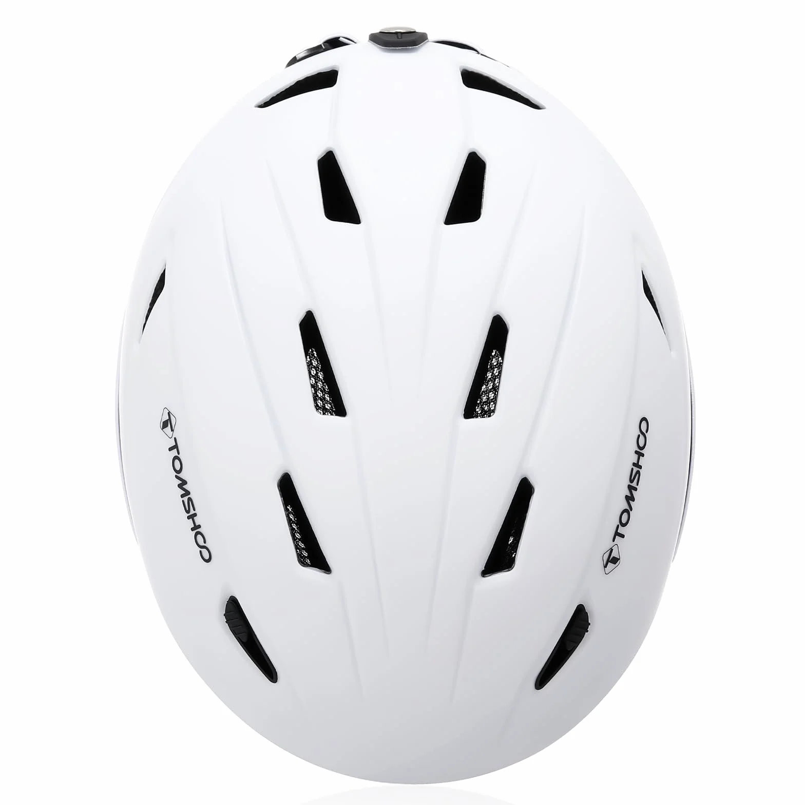 TOMSHOO Casco de Esquí y Gafas de Esquí Set, Orejeras, Ventilación, Forro Extraíble Unisex