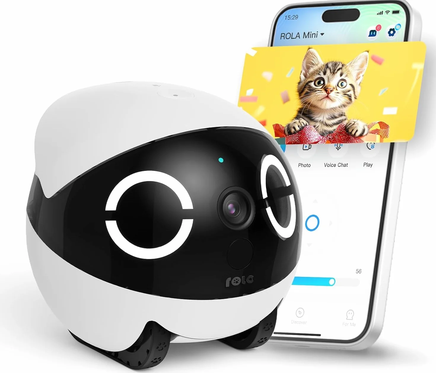 Enabot ROLA - Mini Robot Divertido para Mascotas