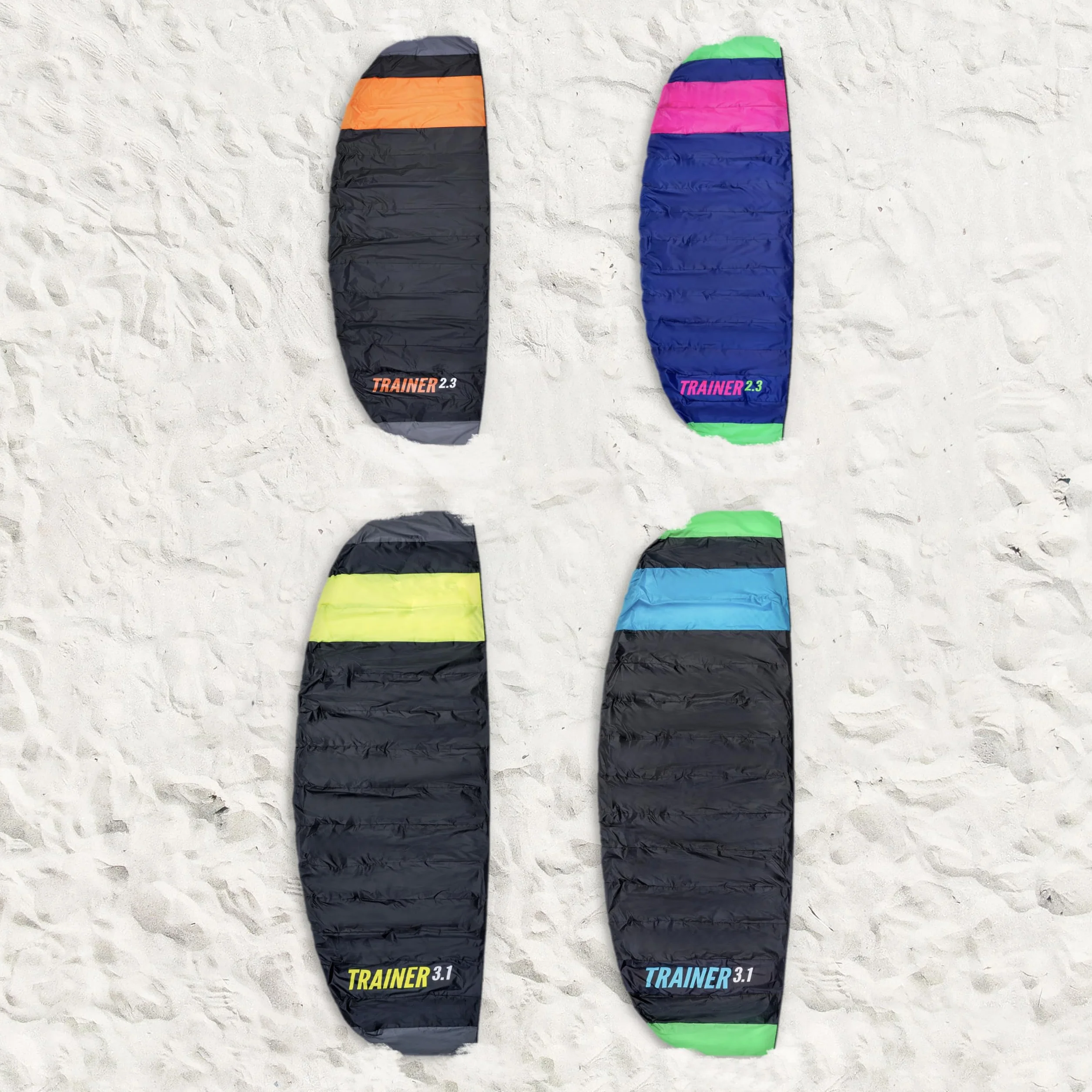 Wolkenstürmer Paraflex Trainer 3.1 Action Kite 3 Line Mat Mountainboarding