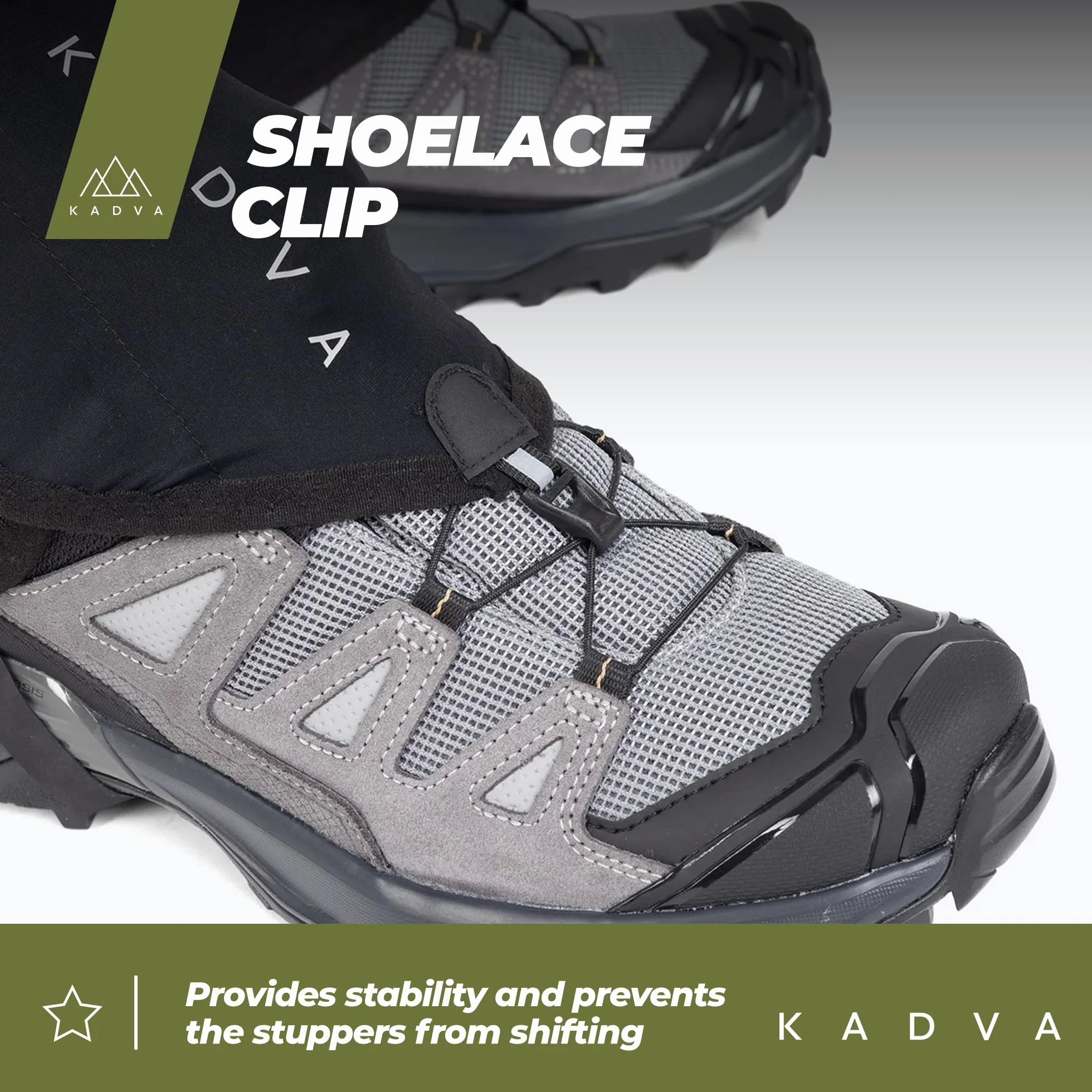KADVA Nego Polainas de Nieve Adultos Unisex Negro Talla única