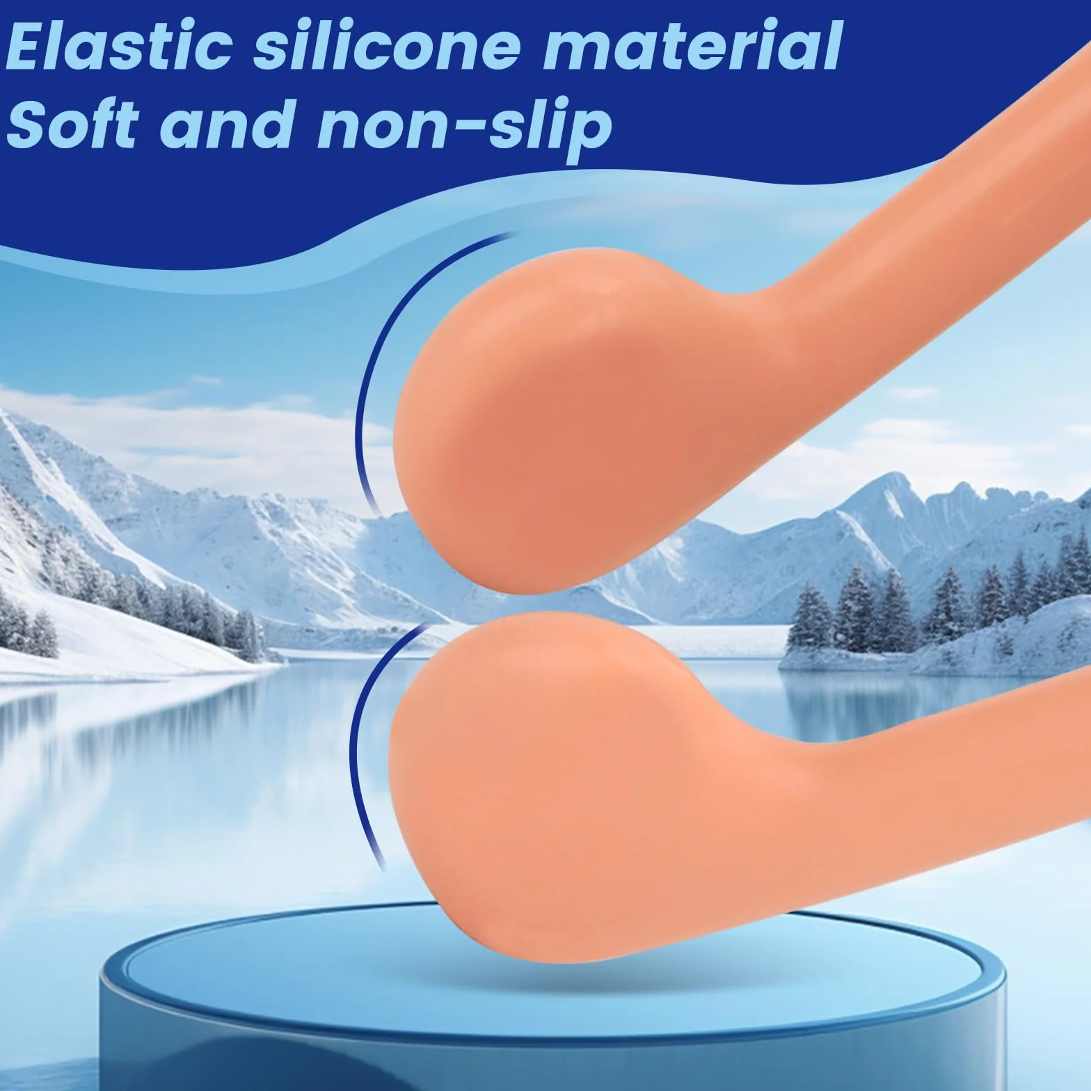 Pinza de Nariz de Natación de Silicona para Adultos y Niños