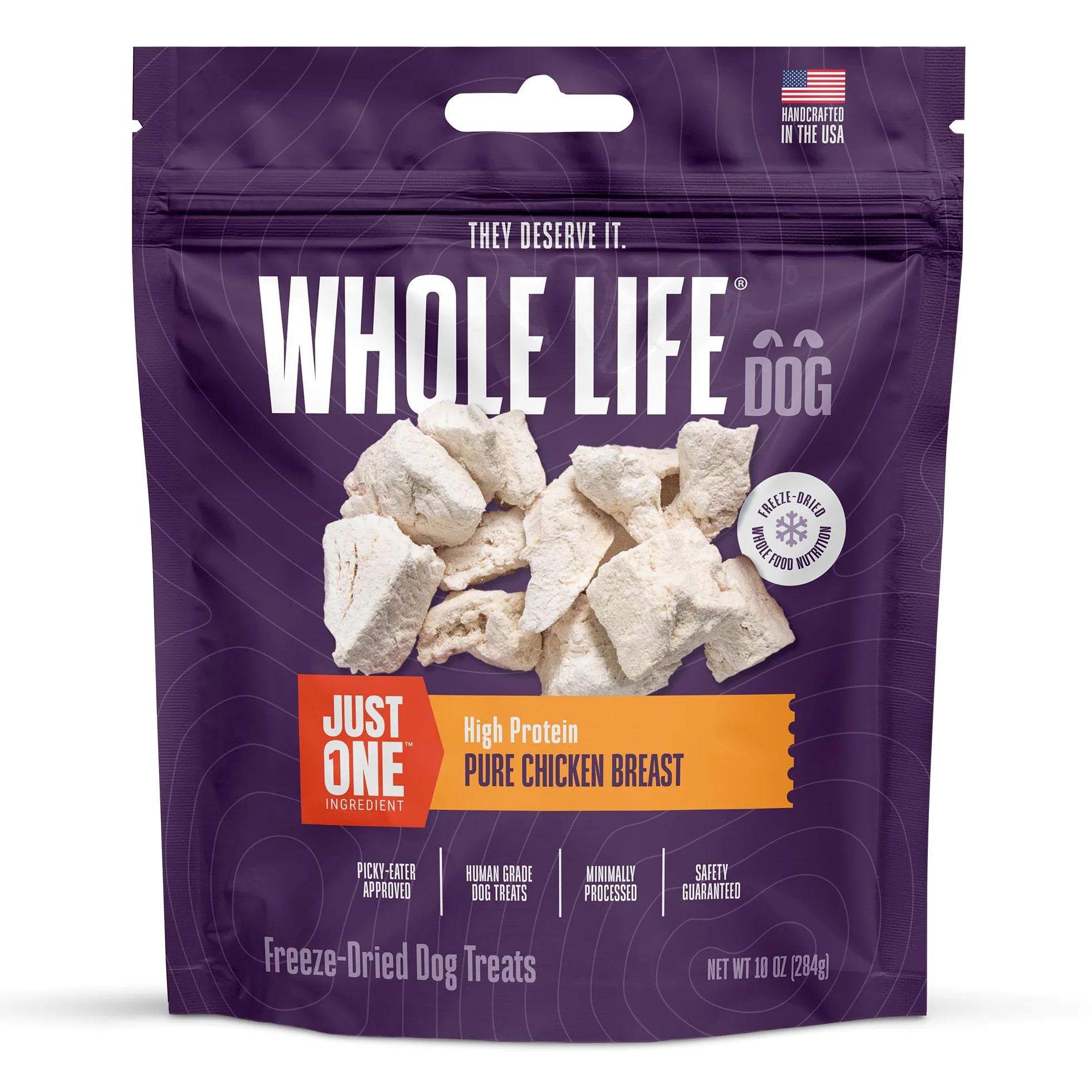 Toda la Vida Mascota Sola ingrediente Estados Unidos Freeze Dried Pollo Mama Treats Value Pack para Perros Y Gatos, 235 ml