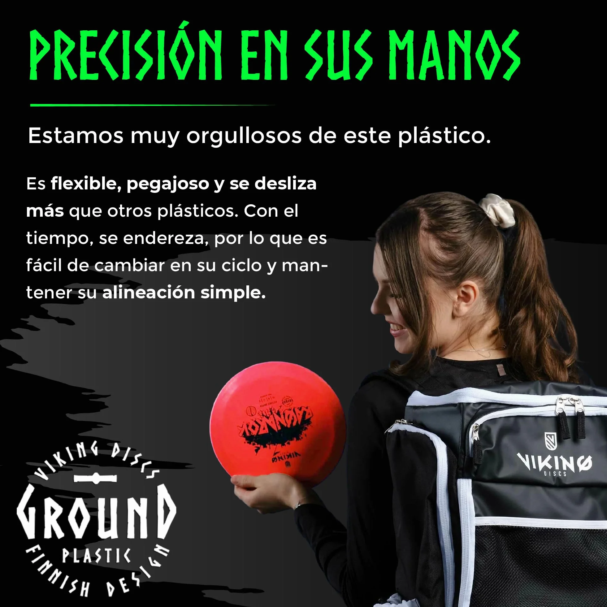 Viking Discs Ground Disc Golf Set – 8 Discos PDGA para Adultos y Niños – Putter, Controlador