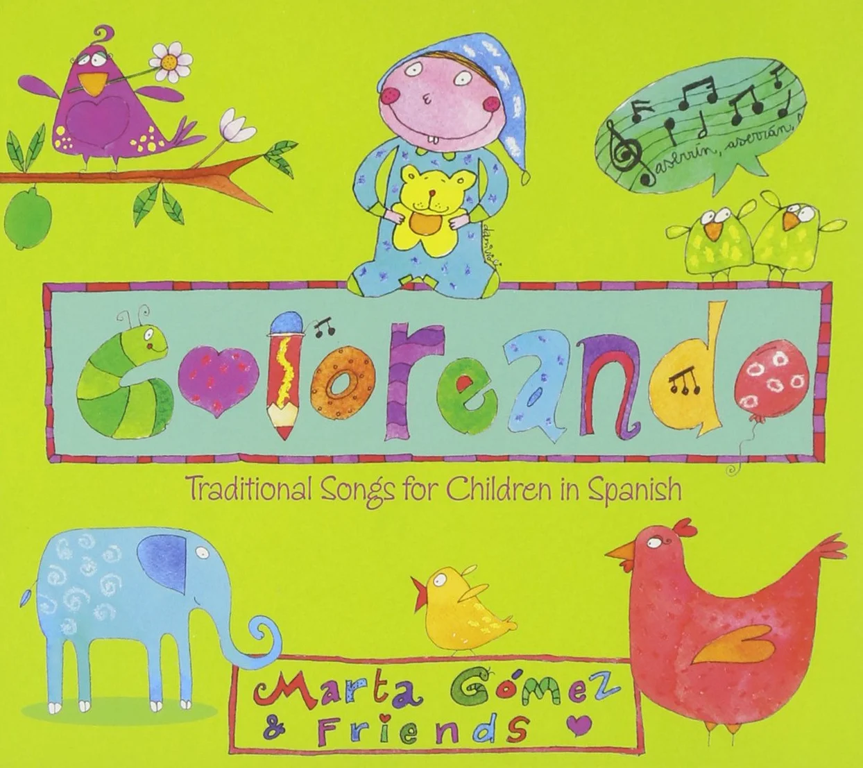 Canciones tradicionales para niños en español Coloreando