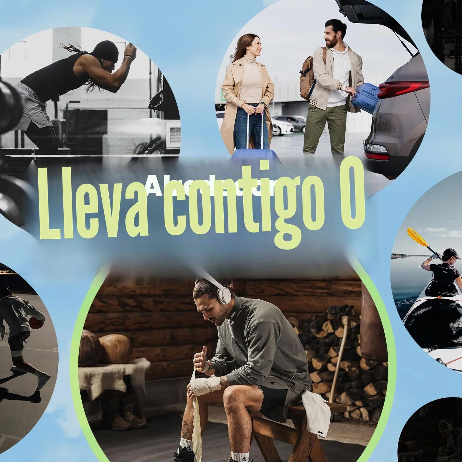 Bolsa de Deporte Gimnasio Viaje con Compartimento