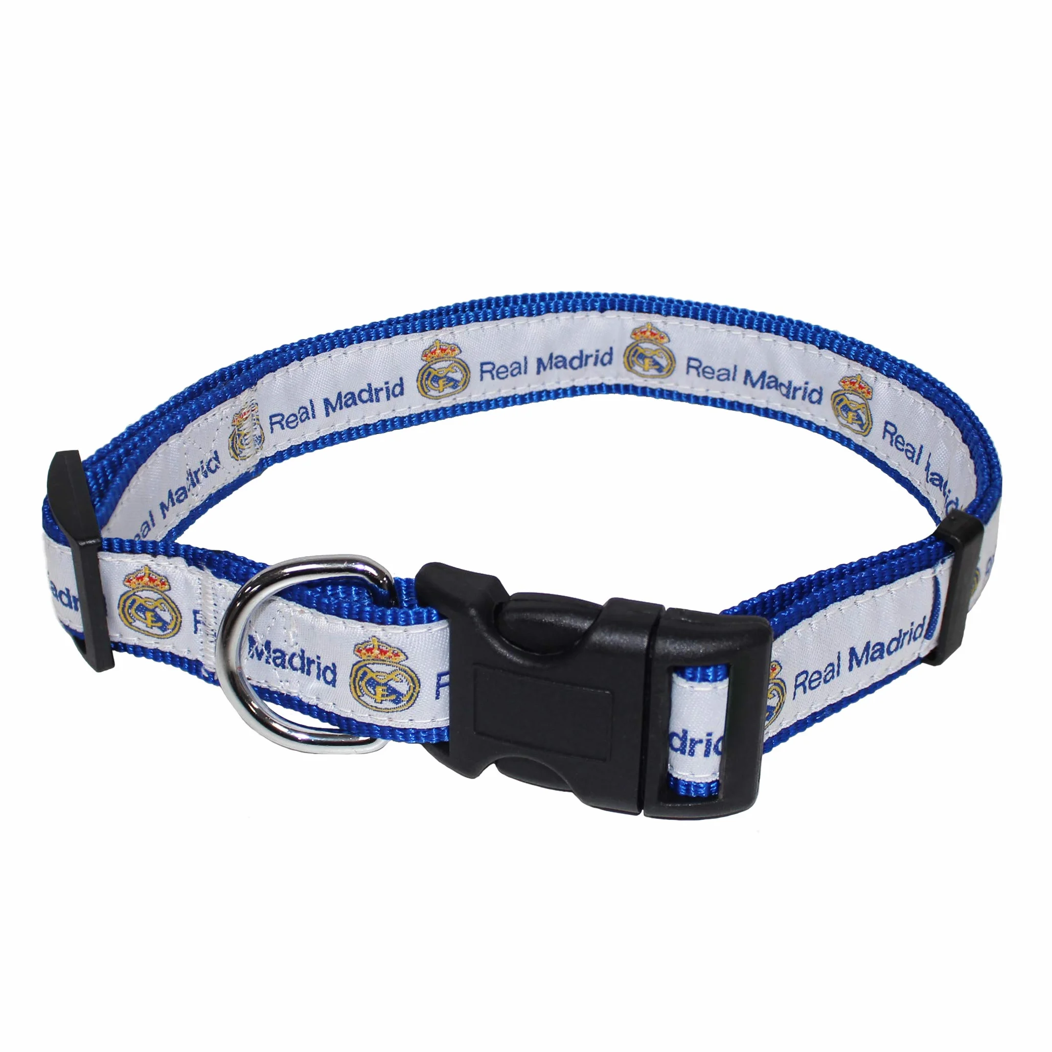 Pets First Collar Real Madrid MLS para Perro Grande Resistente Color del Equipo