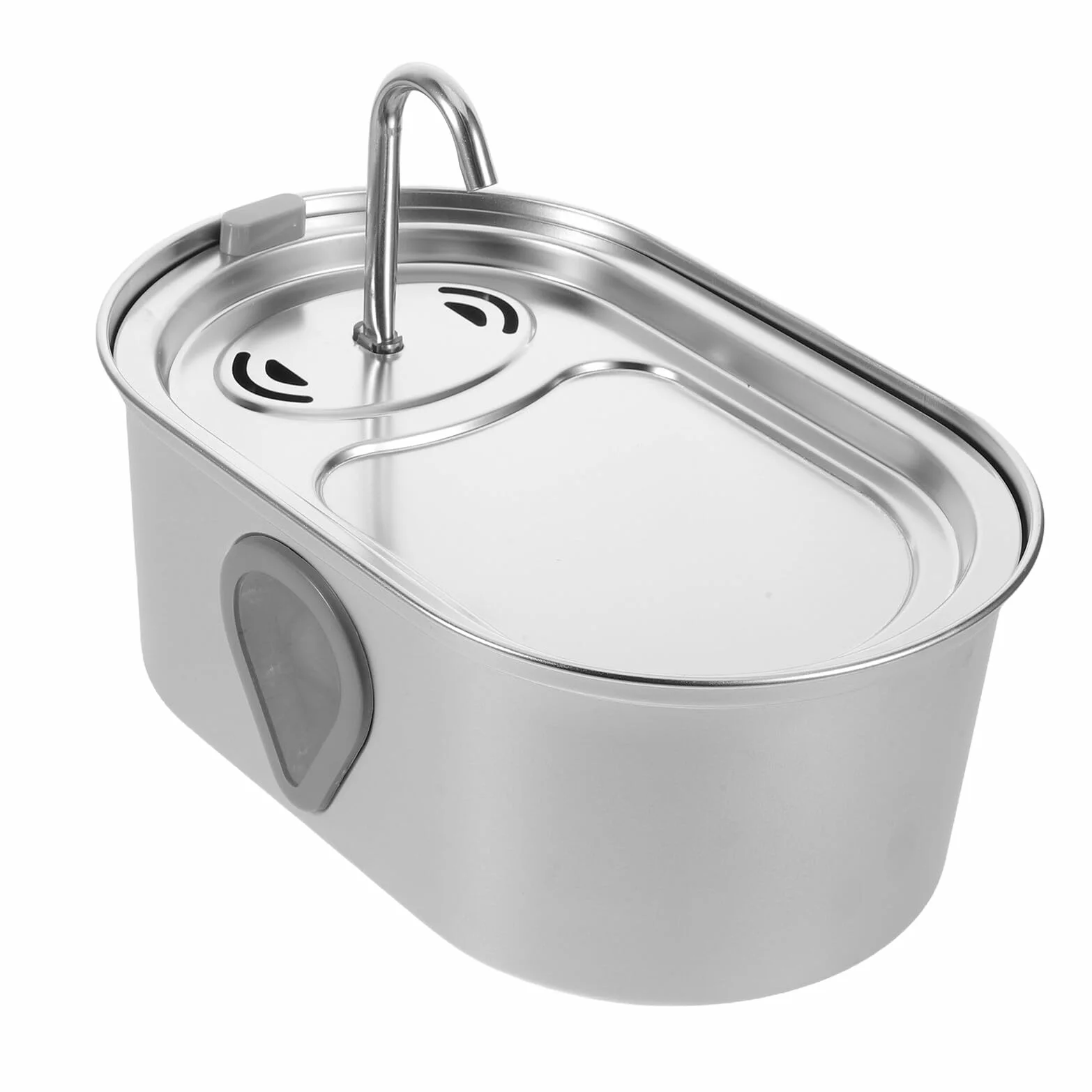 TOYANDONA Bebedero Automático para Gatos de Bebedero de Acero Inoxidable para Interiores Dispensador de Agua Recarga Automática por USB Adecuado para Perros y Gatos Pequeños