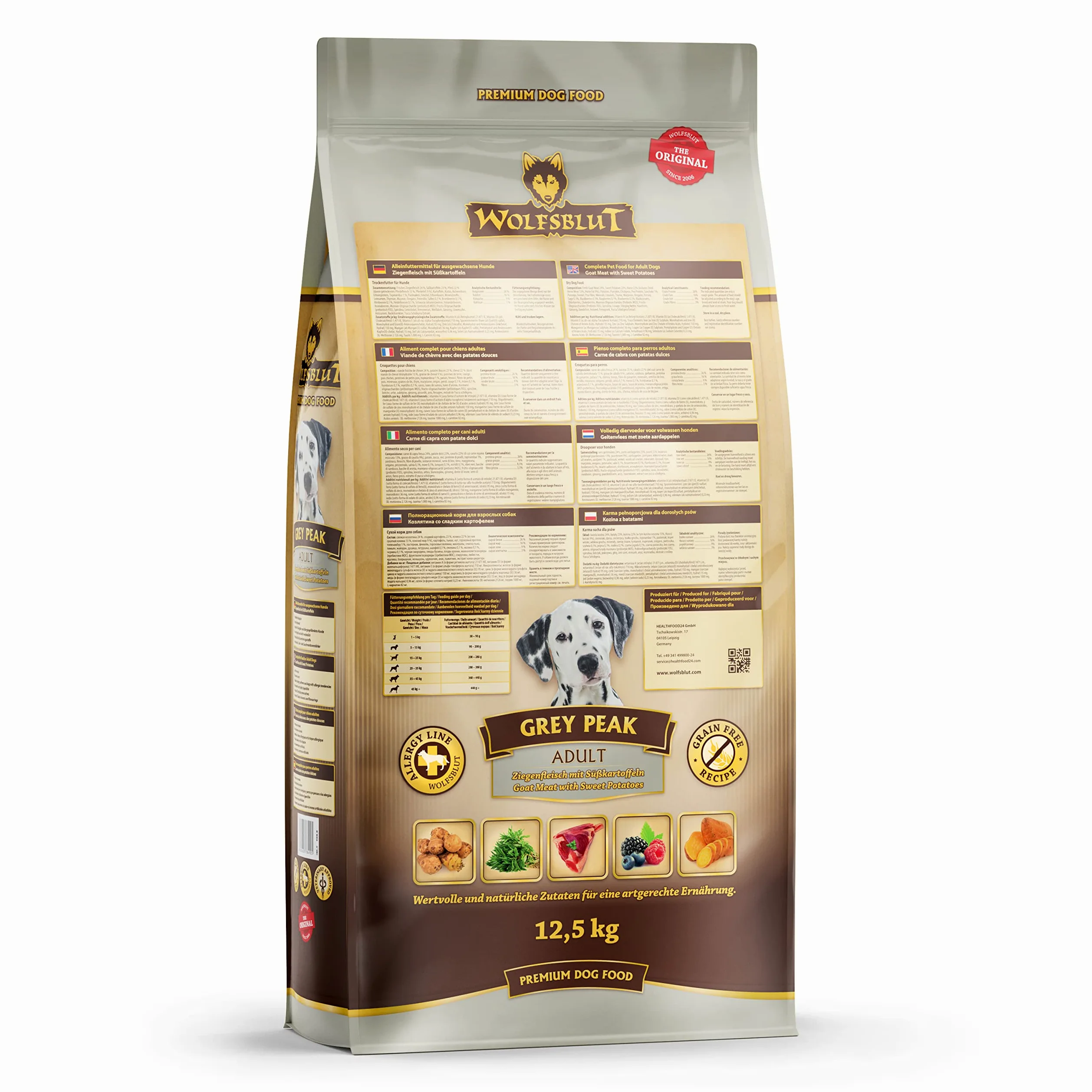 Wolfsblut Grey Peak Adult 12,5 kg