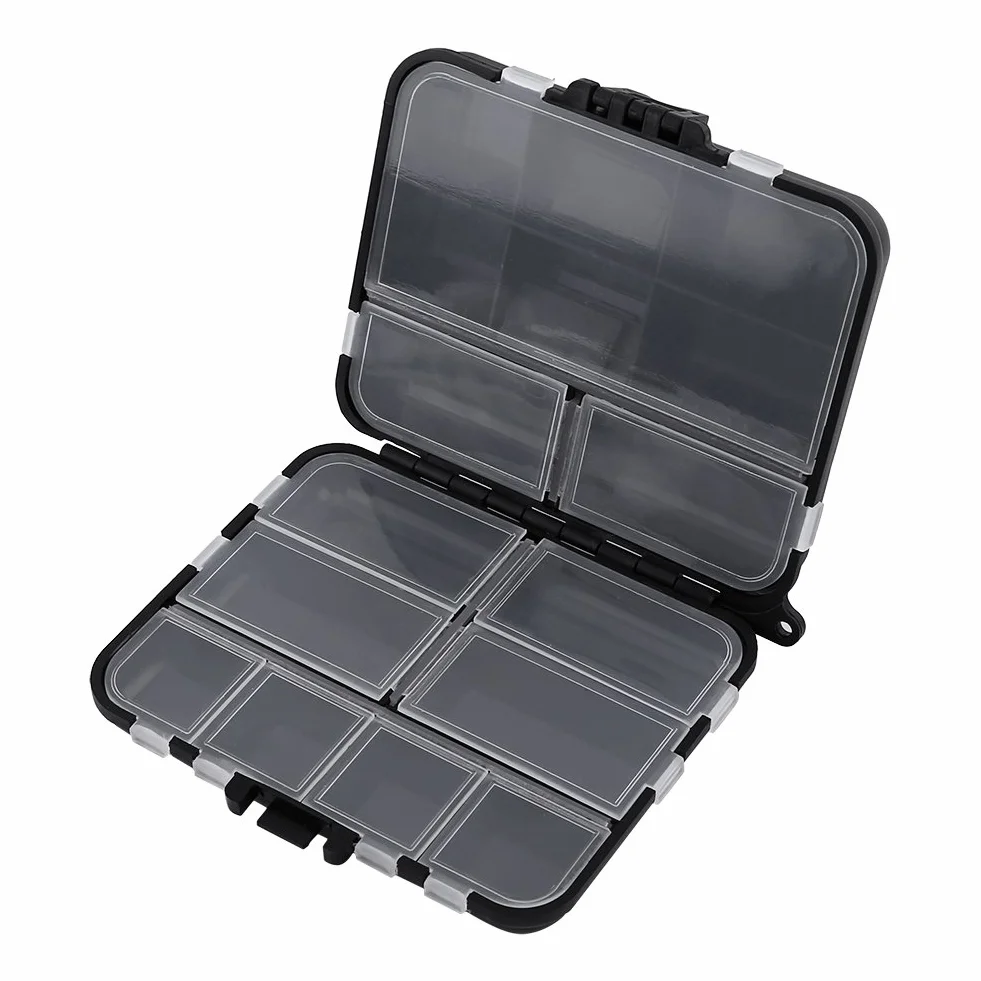 Cajas de Aparejos de Pesca Caja Organizadora con Divisiones Plástico Ligera y Duradera para Transportar Cebo