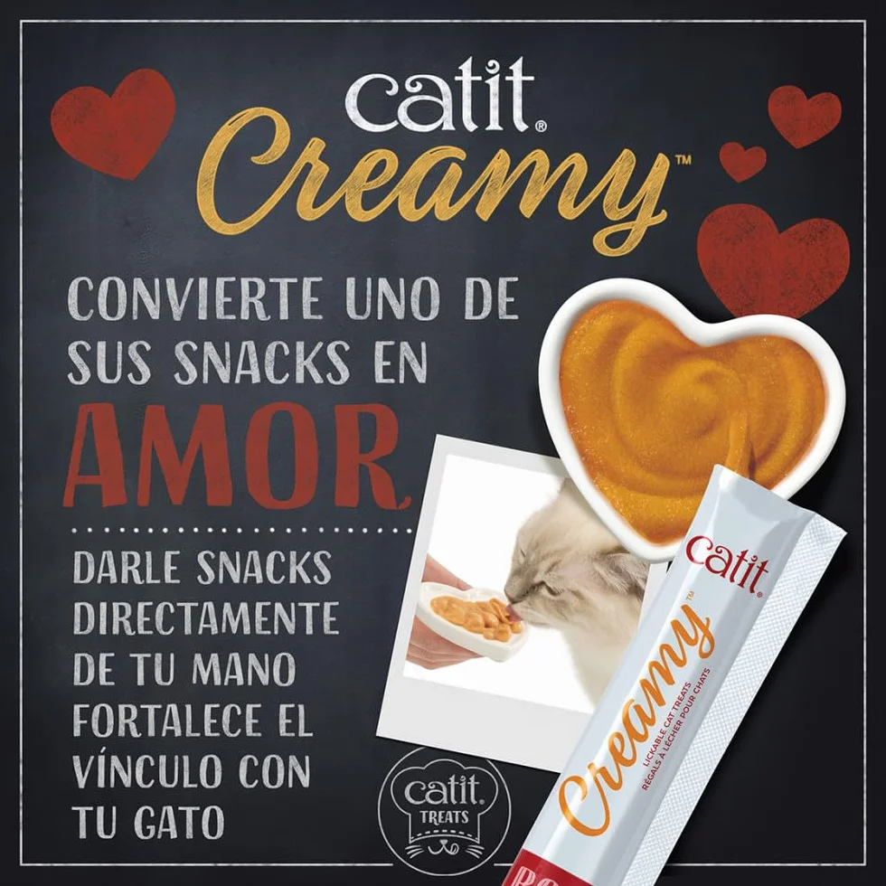 Snack húmedo para Gatos Catit Creamy Multi Pack 50x10gr