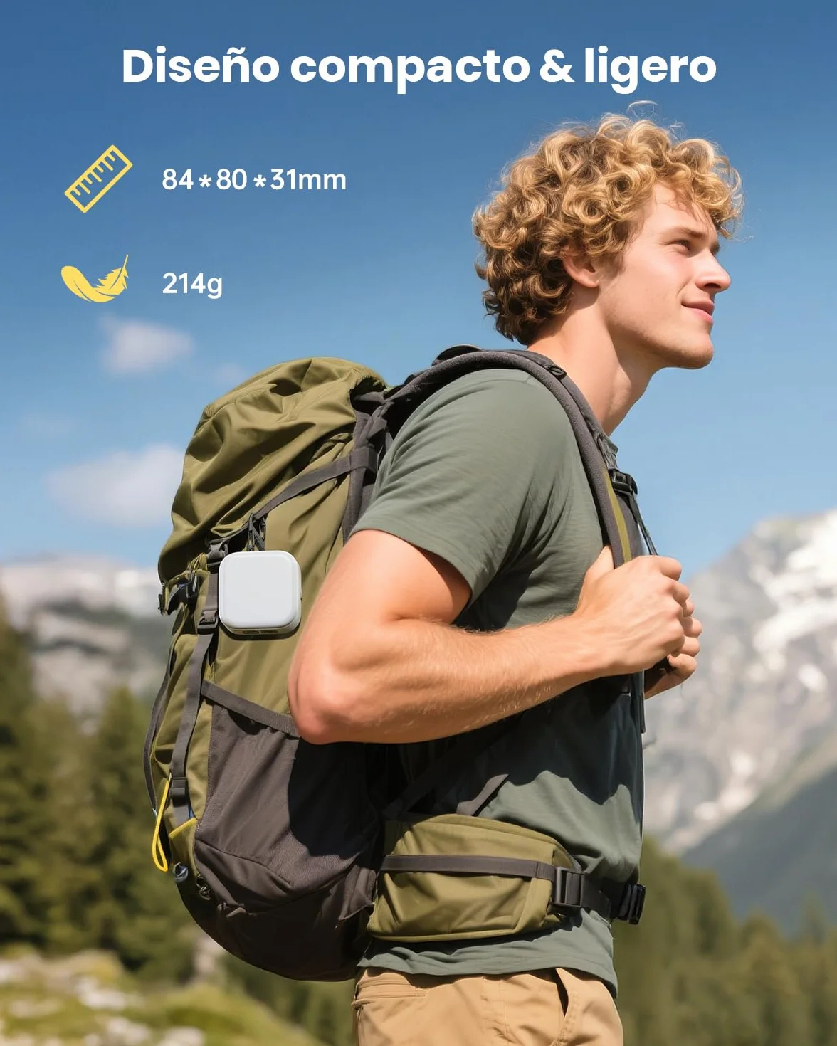 Eventek Lámpara Solar de Camping 4000LM 10000mAh LED Recargable IP65 Impermeable