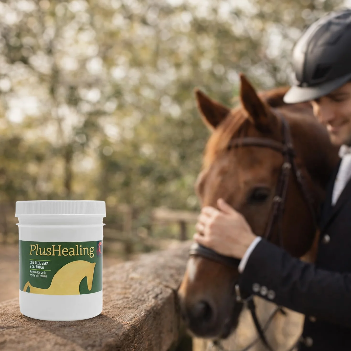 LABORATORIOS PINO Plushealing Producto para Higiene y Cuidado Cutáneo en Caballos – Ayuda a la Cicatrización de Rozaduras y Abrasiones – Uso Externo – Envase 500 ml